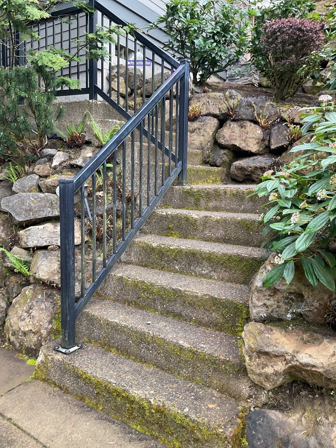 Concrete wash using Moderate Pressure by Willamette Outdoor Wash LLC