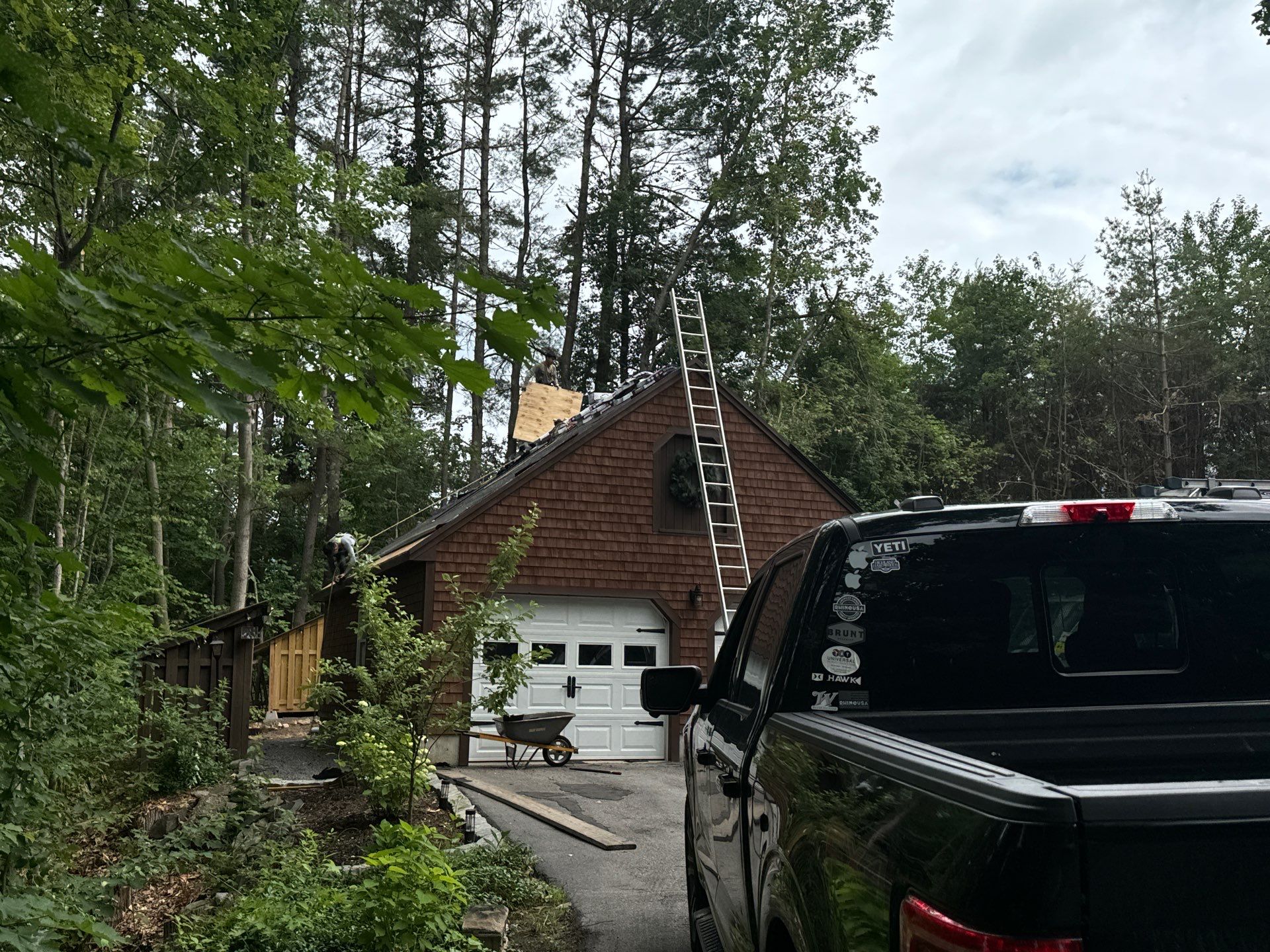 Garage Roof in South Berwick, ME by Tall pine roofing