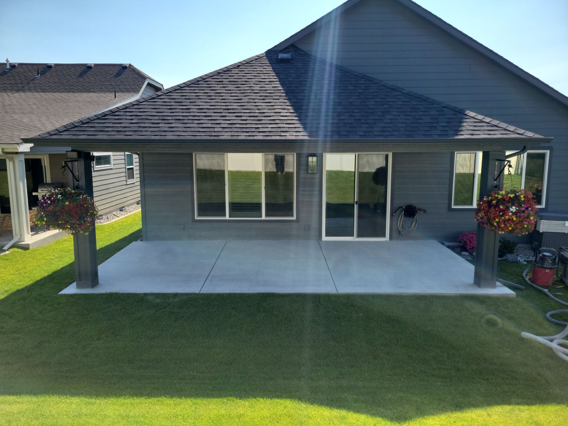 Patio Transformation using Battleship Hybrid by Croc Coatings, LLC
