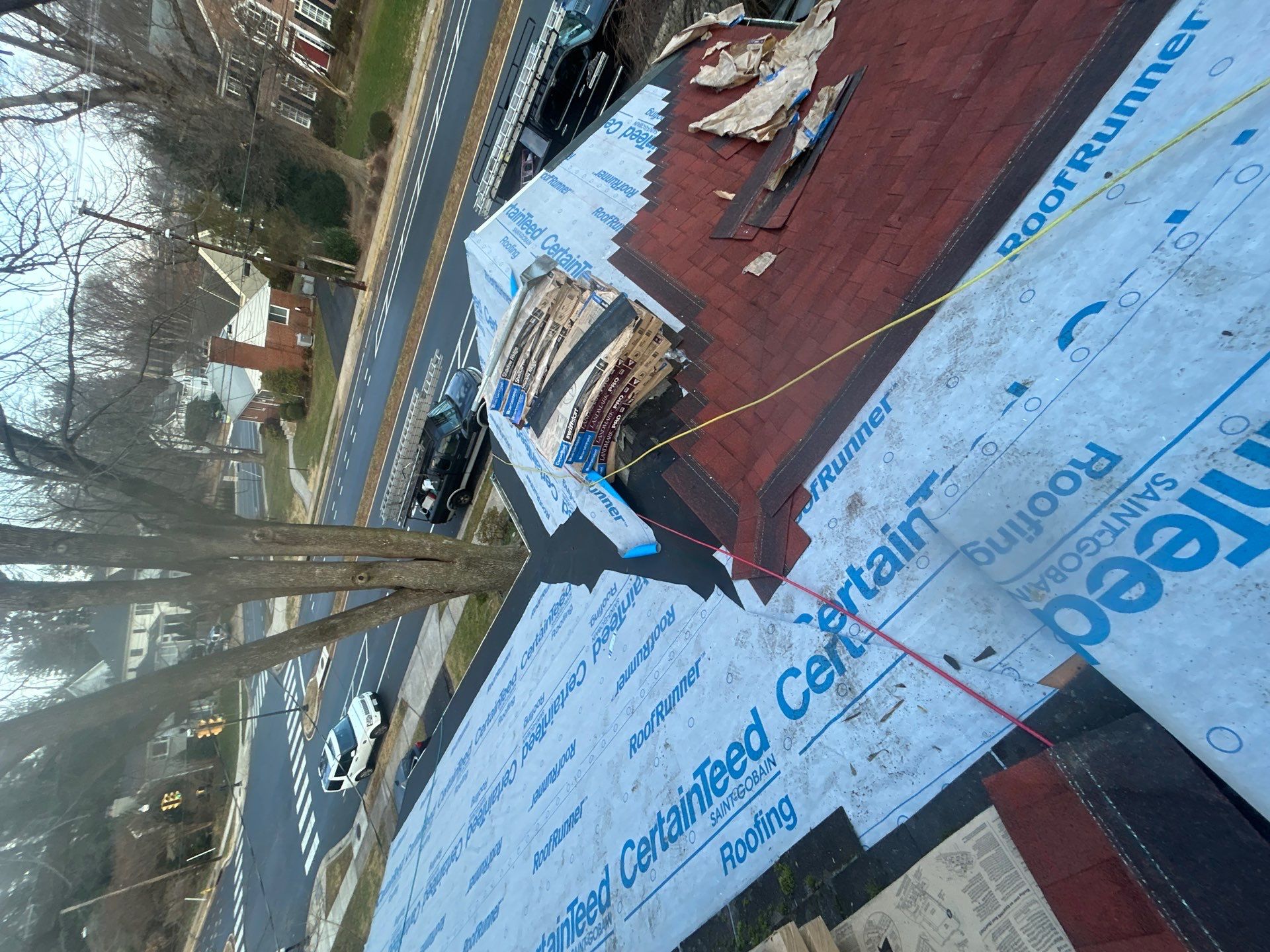 Arlington :Residential Roof Replacement with CertainTeed Landmark Pro in Max Def Red Oak  by RM Banning, Inc.