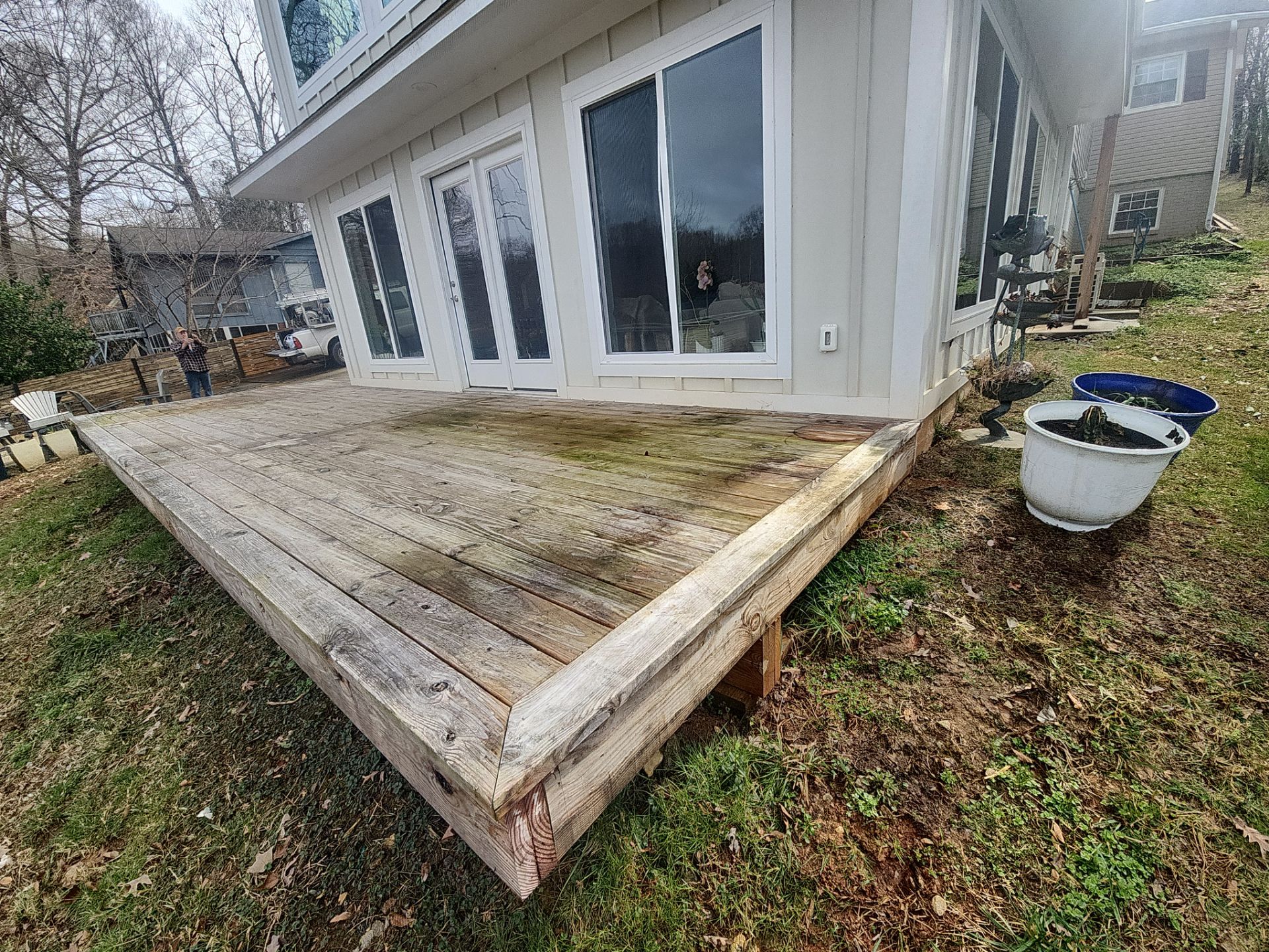 Weathered Deck using Wood Sealant by DuraSeal