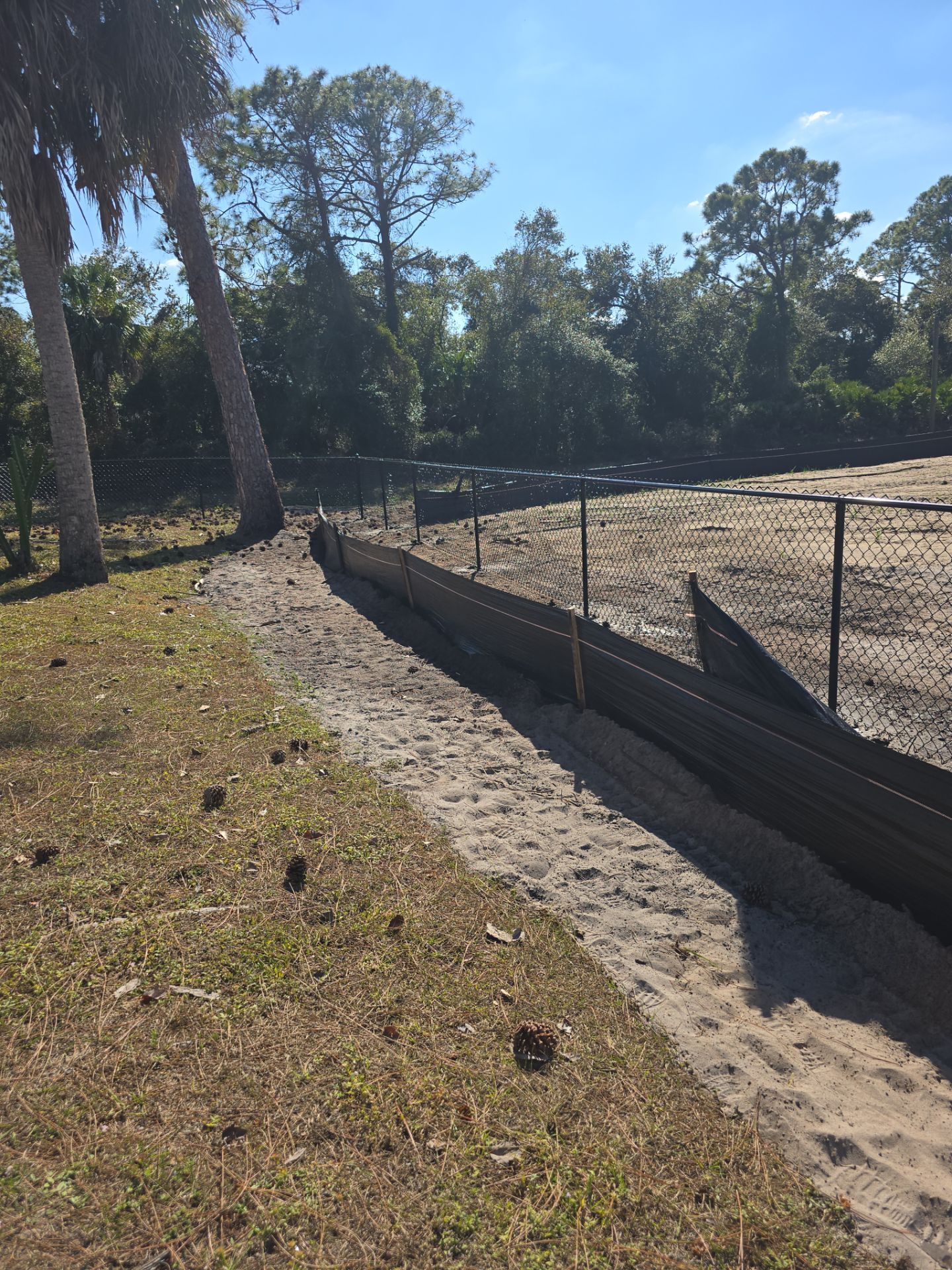 Chain Link Install in North Port by True Fence LLC