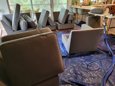 Cleaning of Sectional Sofa, Dining Chairs, Bar Stools