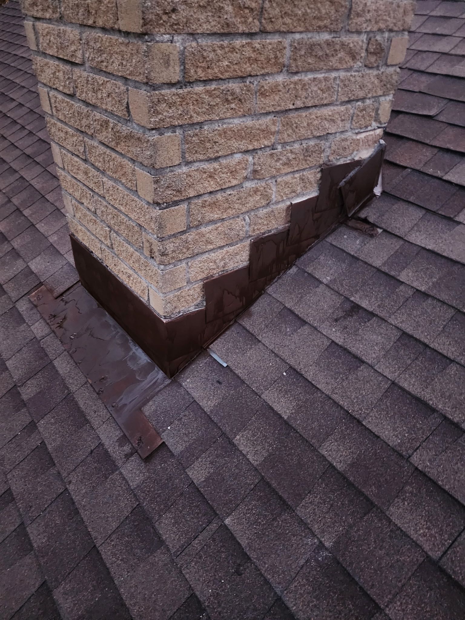 Structural and roof repairs with custom metal work by REPS Austin Area Roofer