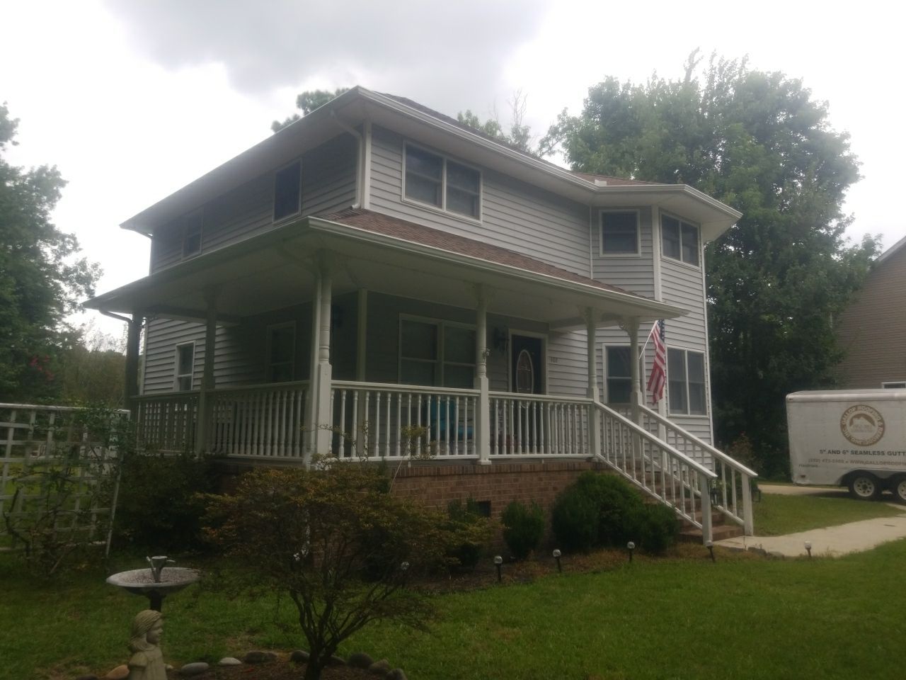 Hughes - Gutter 107 Maid Marian Court • Manteo, NC 27954 by Gallop Roofing & Remodeling, Inc.