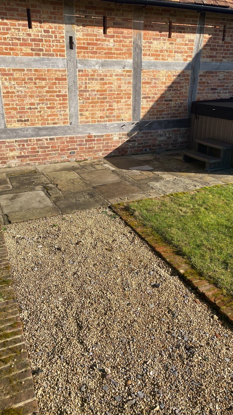 Patio Clean using honda 21 ltr/min by Ges Exterior Cleaning ltd