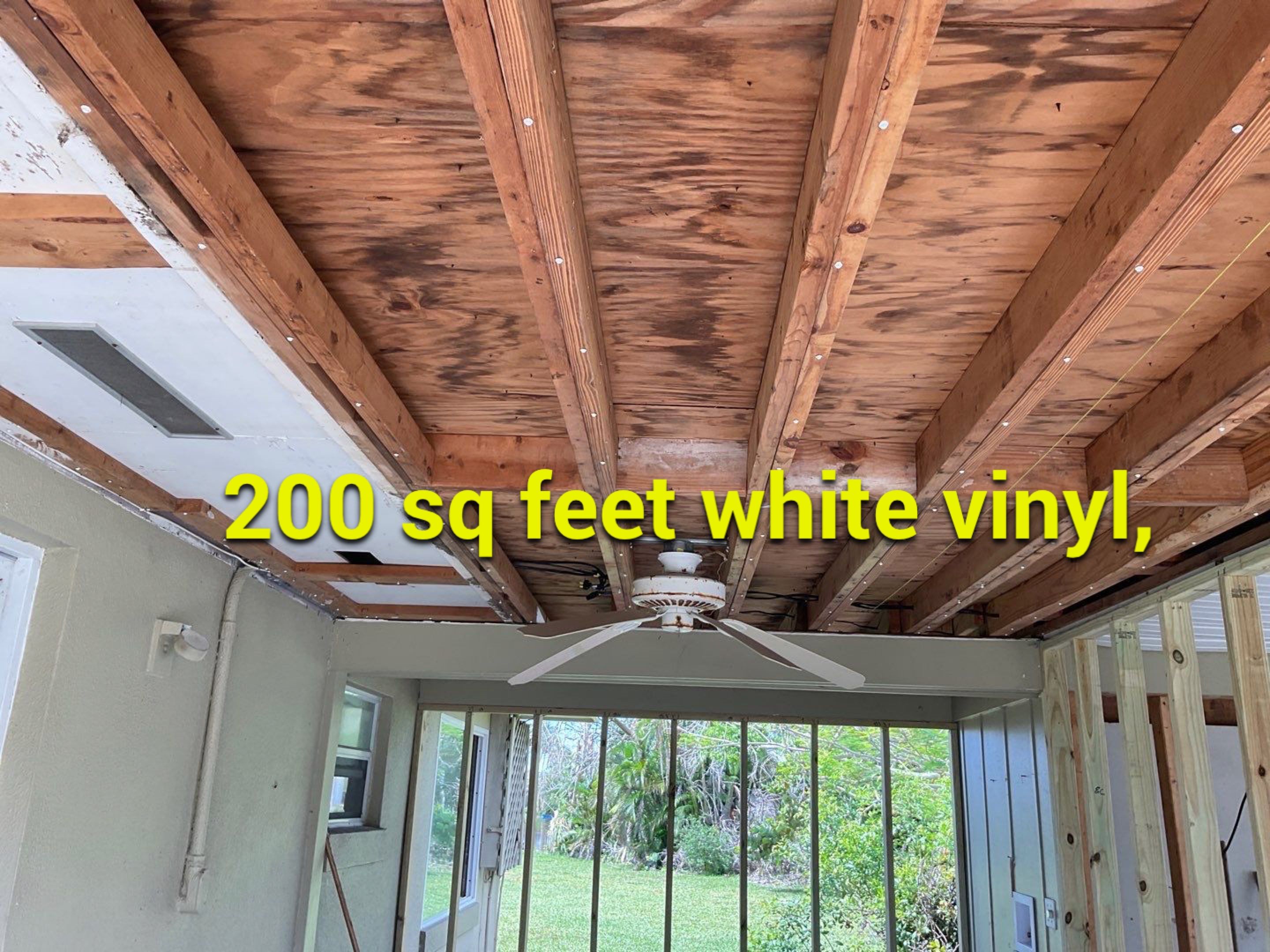 White Vinyl Soffit and Fascia Installation in Sanibel FL by Gutter Professors