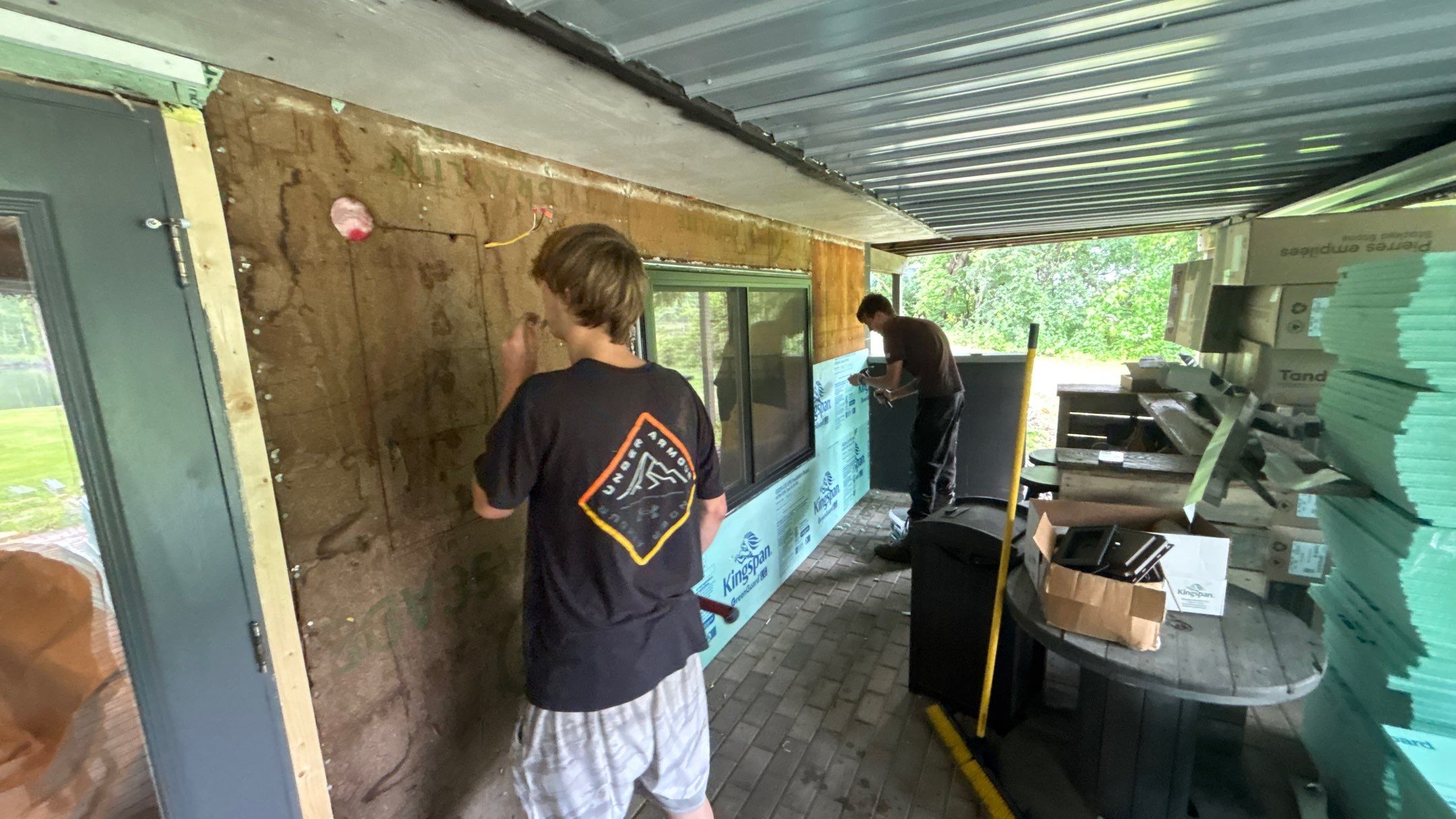 Siding Replacement using Alside Gray Oak by 180 Contractors