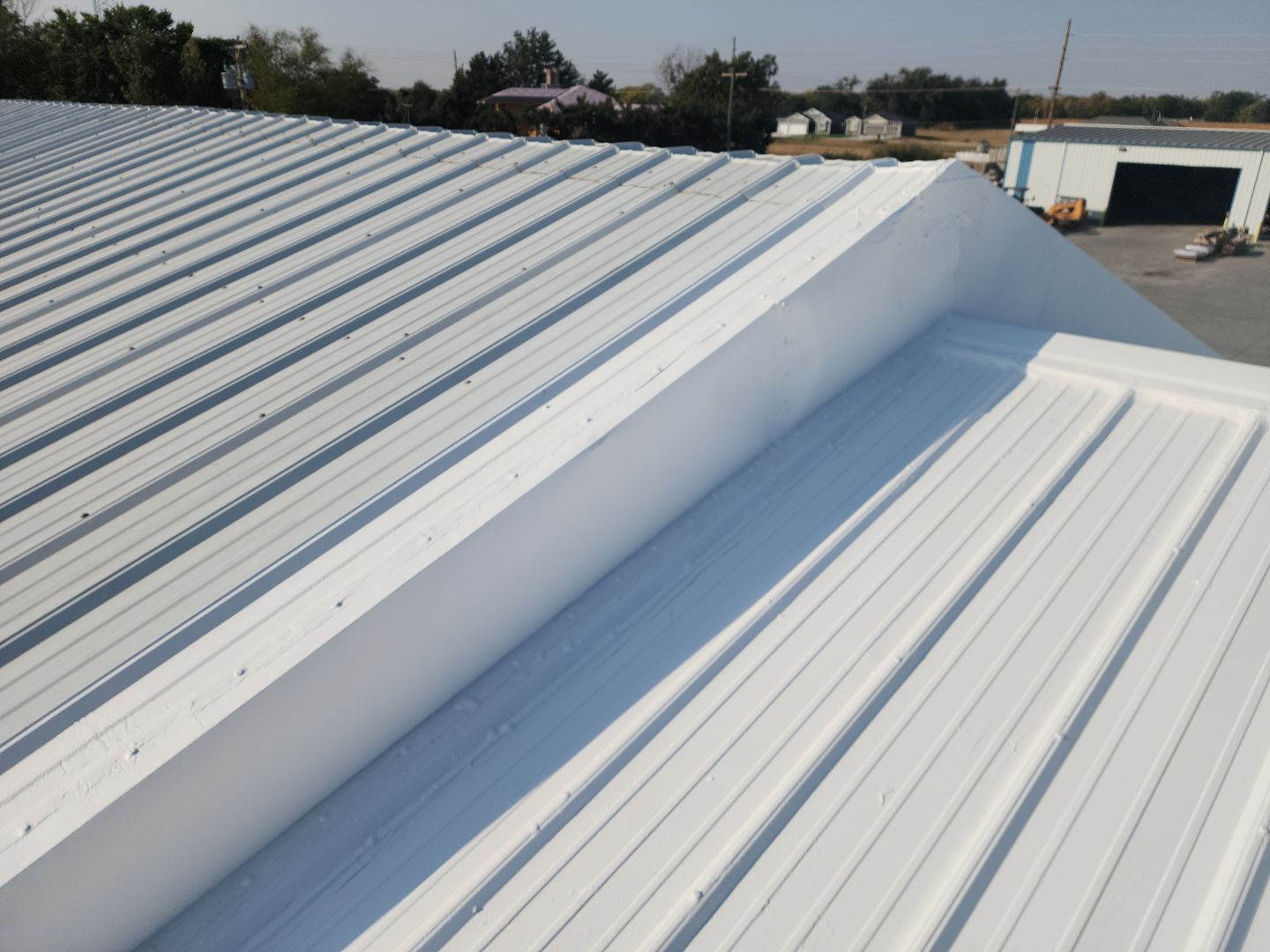 Metal Roof Restoration - Columbus, NE by Tillotson Enterprises