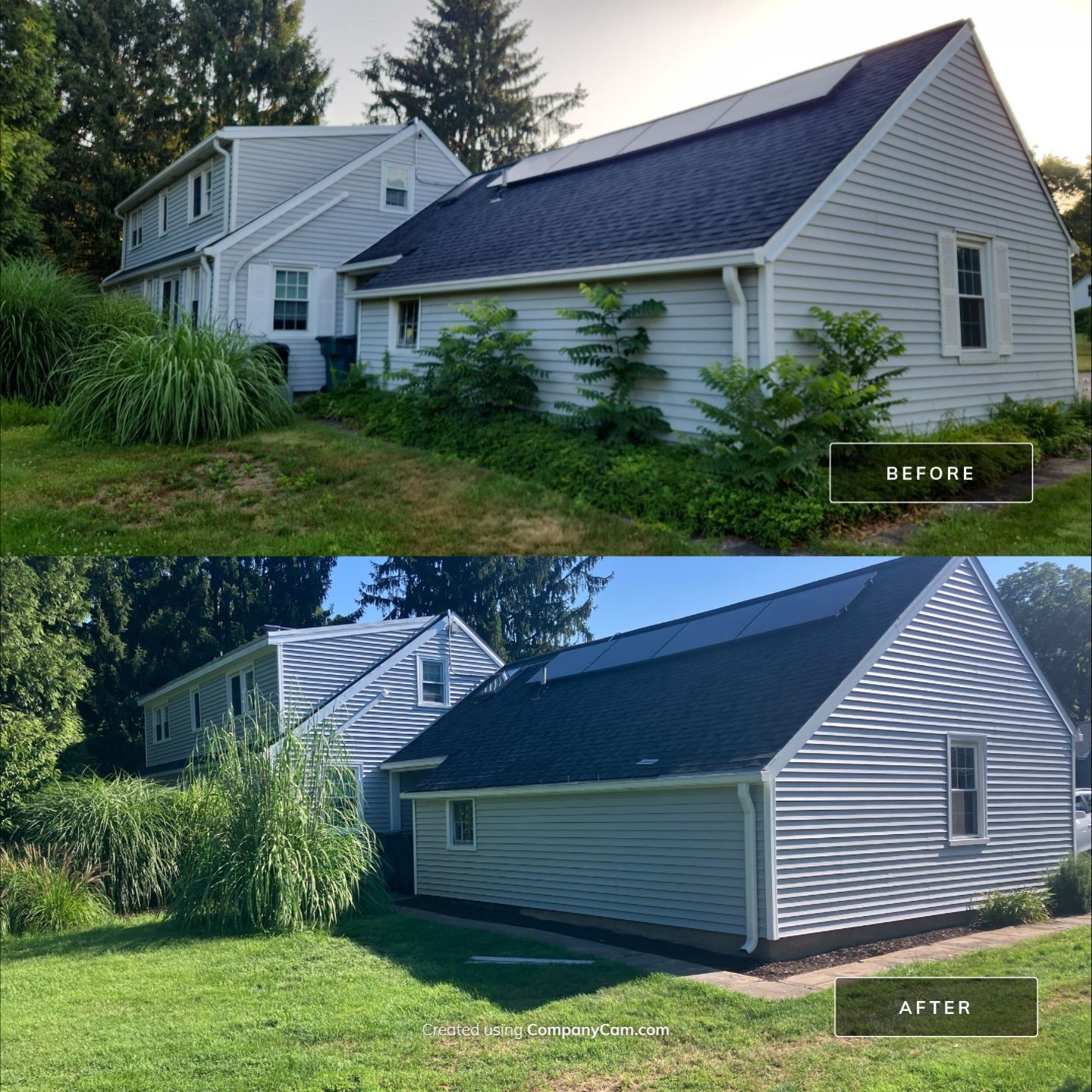 Siding using Cert. Monogram D/4 x 12'6" clapboard, Sterling Gray by DiGiorgi Roofing and Siding Inc