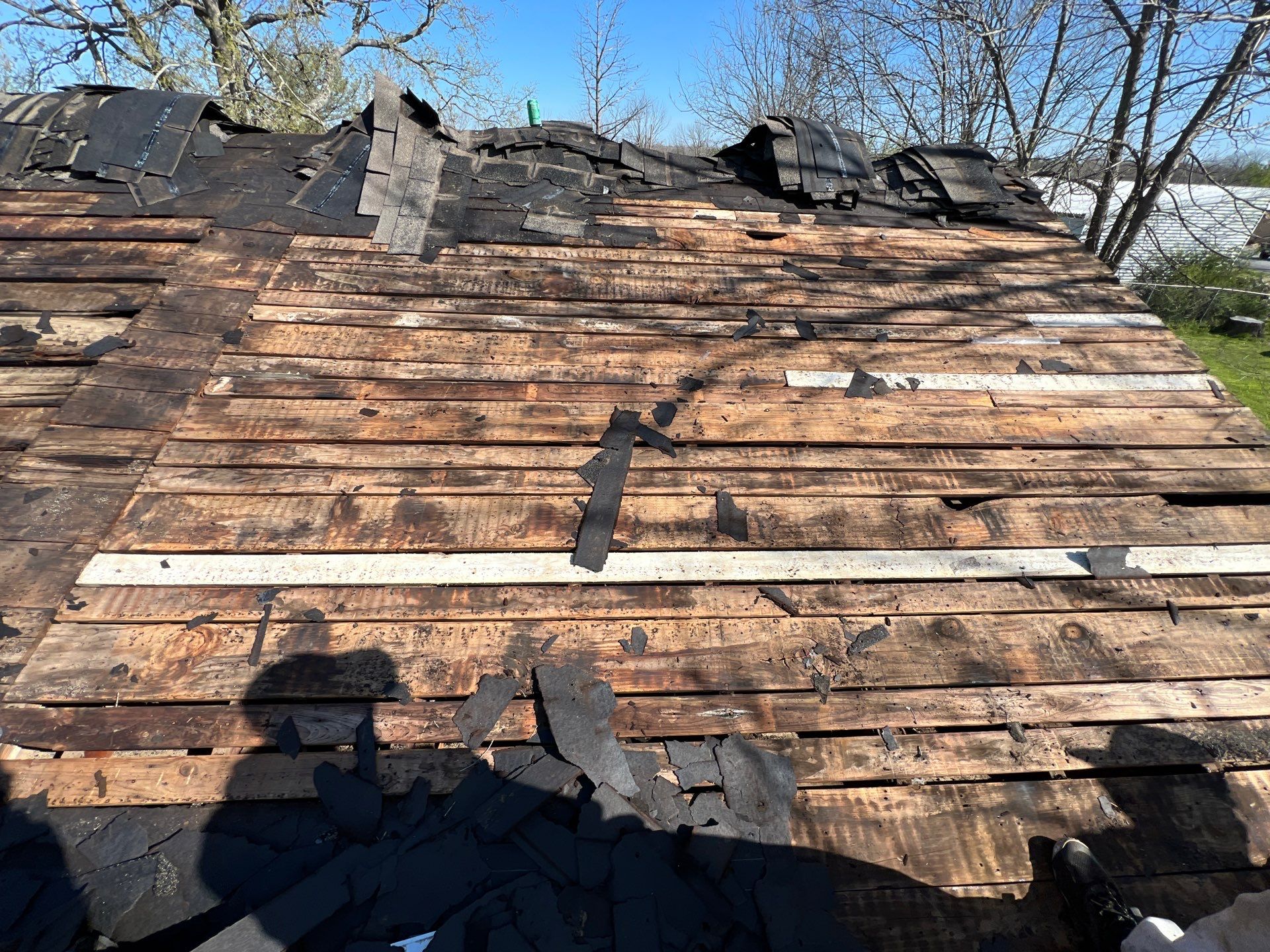 New Roof & Decking Brought to Code. by In & Out Construction & Remodeling, LLC