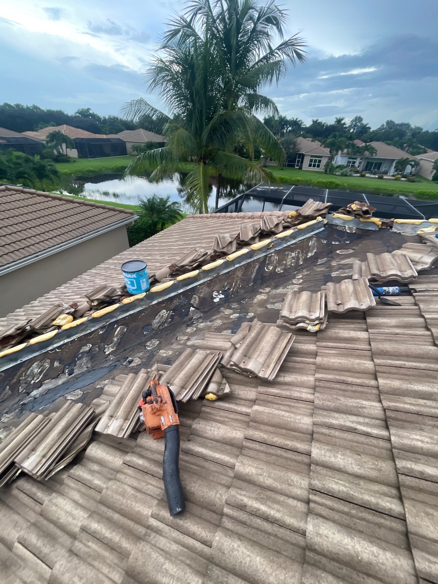 Valley Repair in Boynton Beach by Hercules Roofing