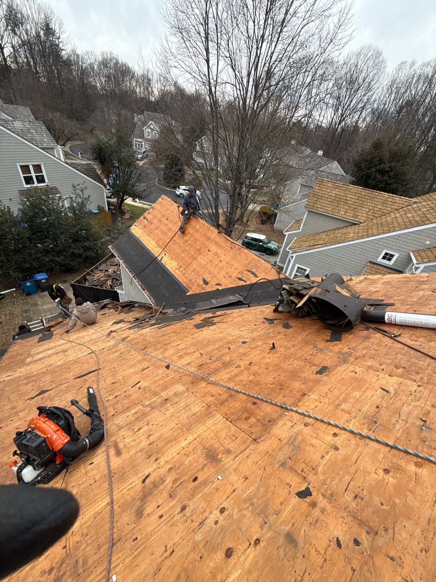 Reston :  Residential Roof Replacement with Brava Synthetic Cedar Shake Class C Natural  by RM Banning, Inc.
