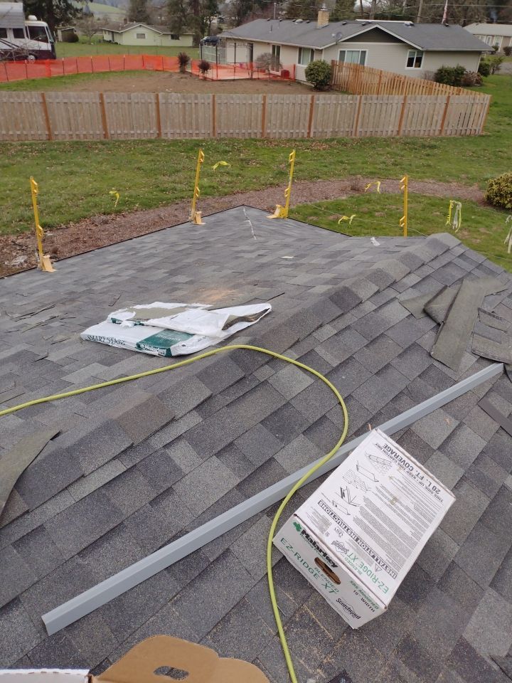 Residential Re-Roof in Lebanon Oregon by Orezona Building & Roofing Company, Inc.