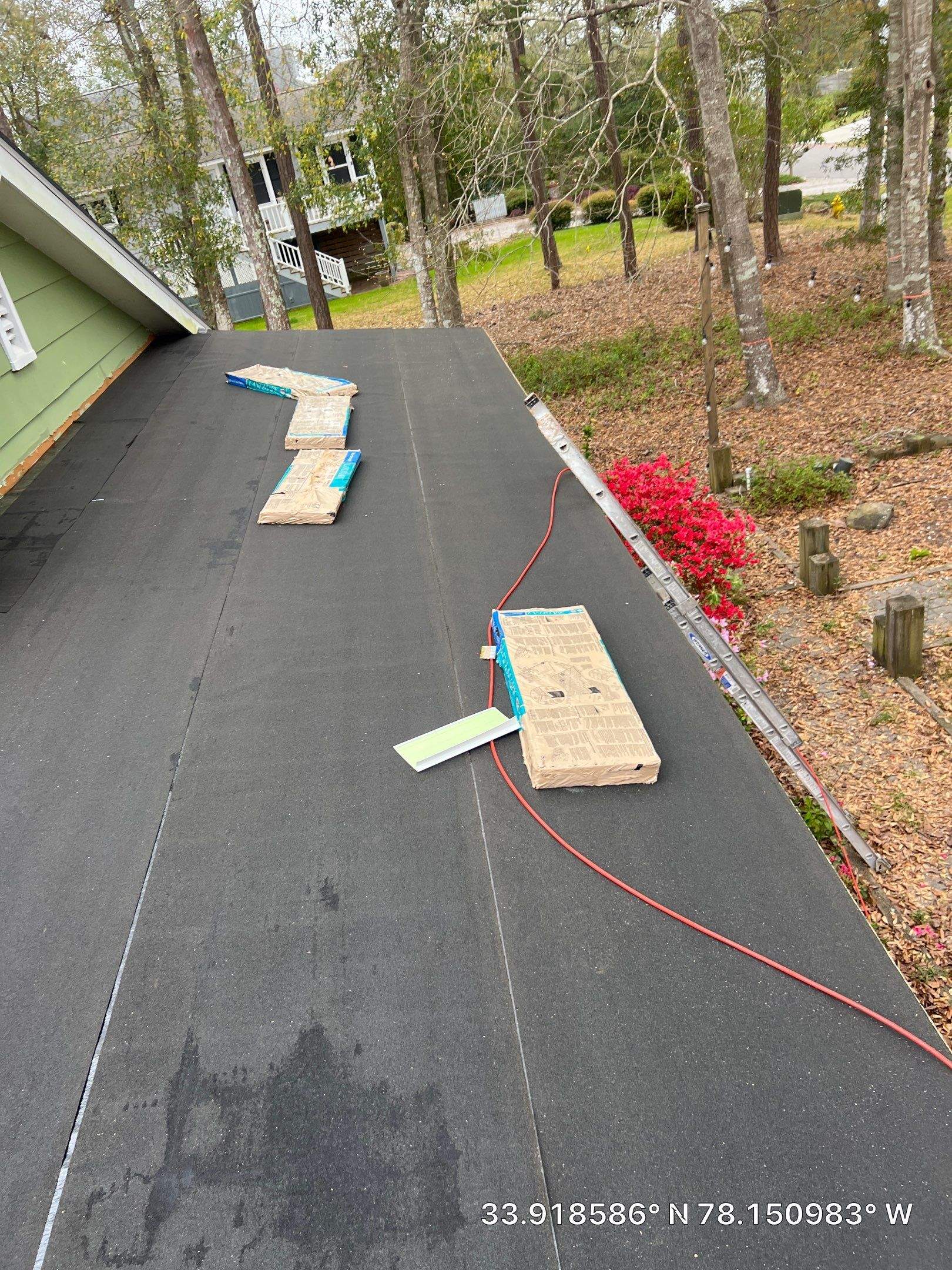 Complete Roof Replacement with CertainTeed Landmark Shingles in Oak Island by RGR Construction and Roofing, LLC