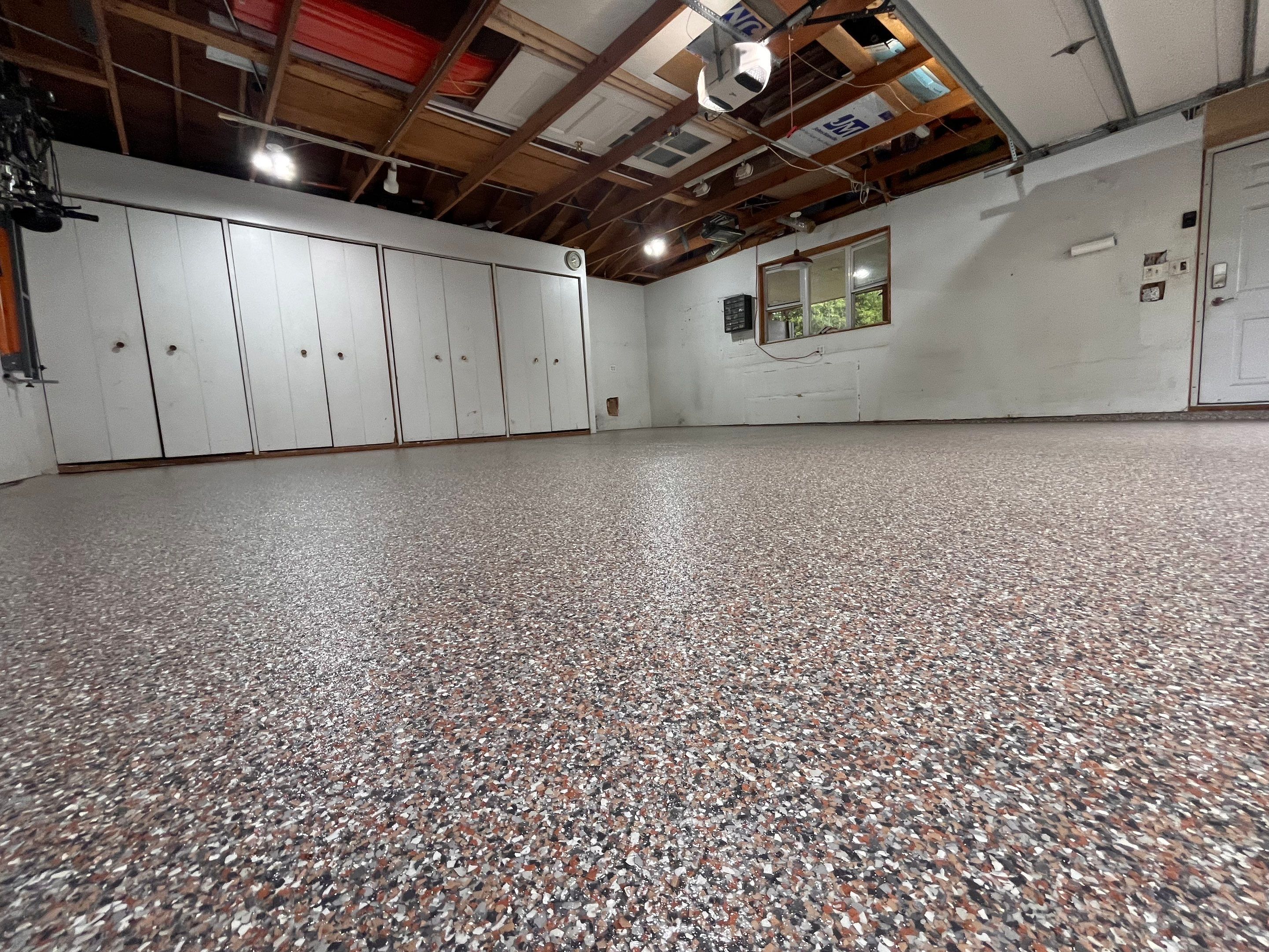 Waxwing Garage Floor Coating by Level 10 Coatings