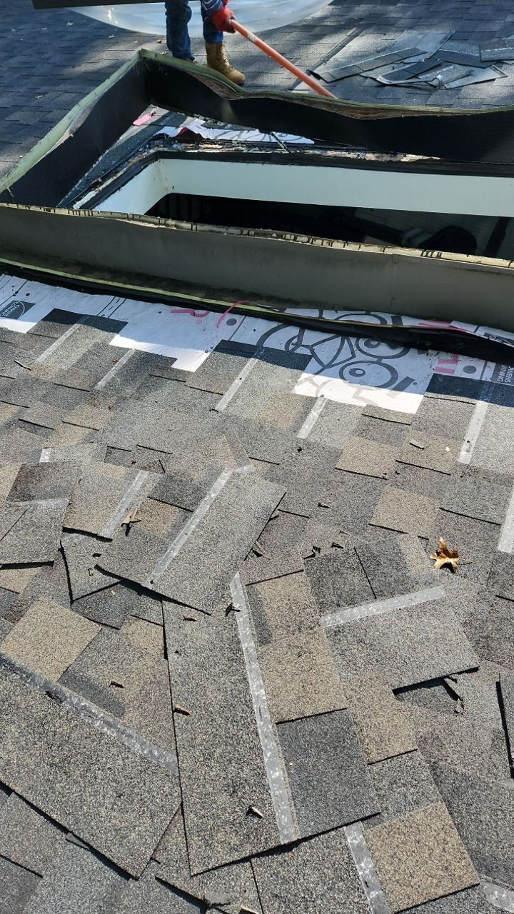 Residential Roofing Installation using Owens Corning TruDefinition Duration Designer - Black Sable by A Plus Exterior