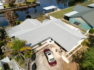 Merritt Island Roof Replacement Featuring Tamko Titan Glacier White Shingles