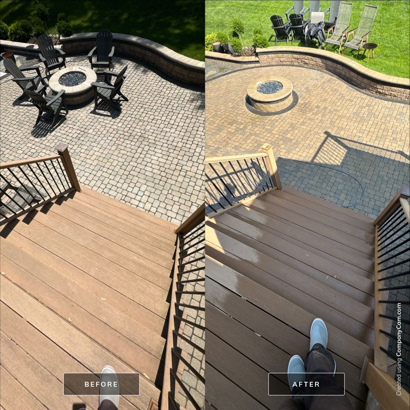 Project in Hoffman Estates by Simmons Power & Soft Washing