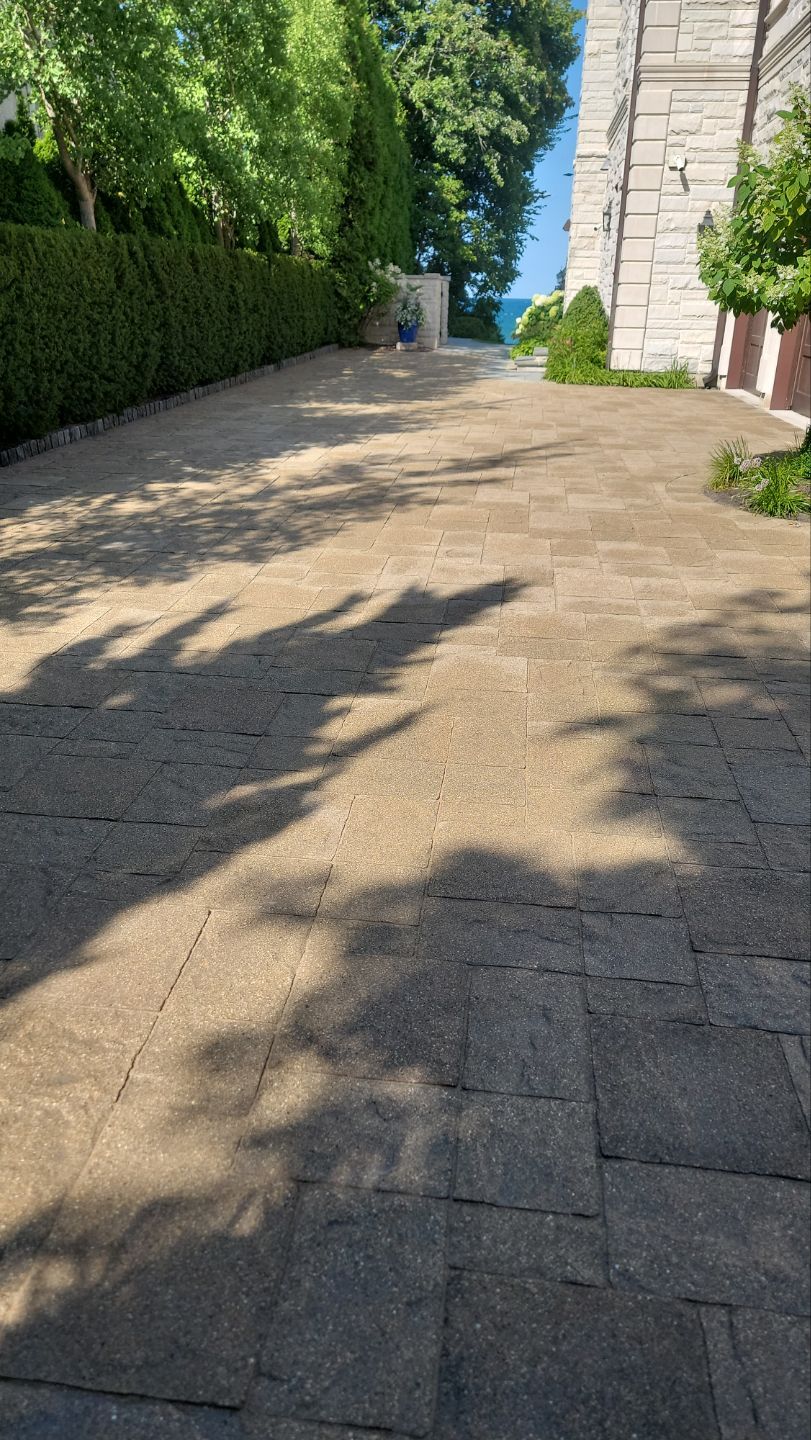 Brick paver clean, sand and seal.  using Surebond SB-1300 by Northern Power Washing LLC.