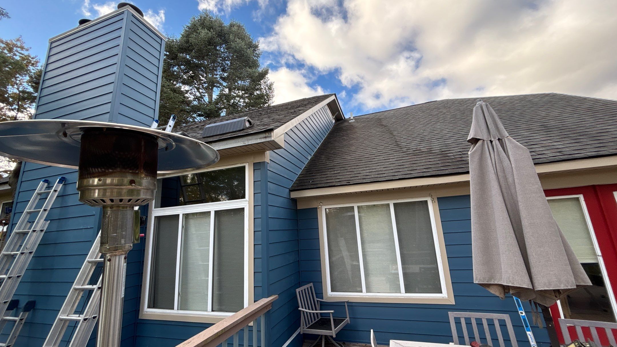 Siding Replacement using Ascend Laguna Blue by 180 Contractors