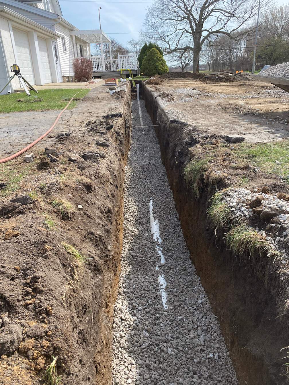 AES Prseby Mound System Installation using IM 1060 Plastic Tank by Allied Water Services