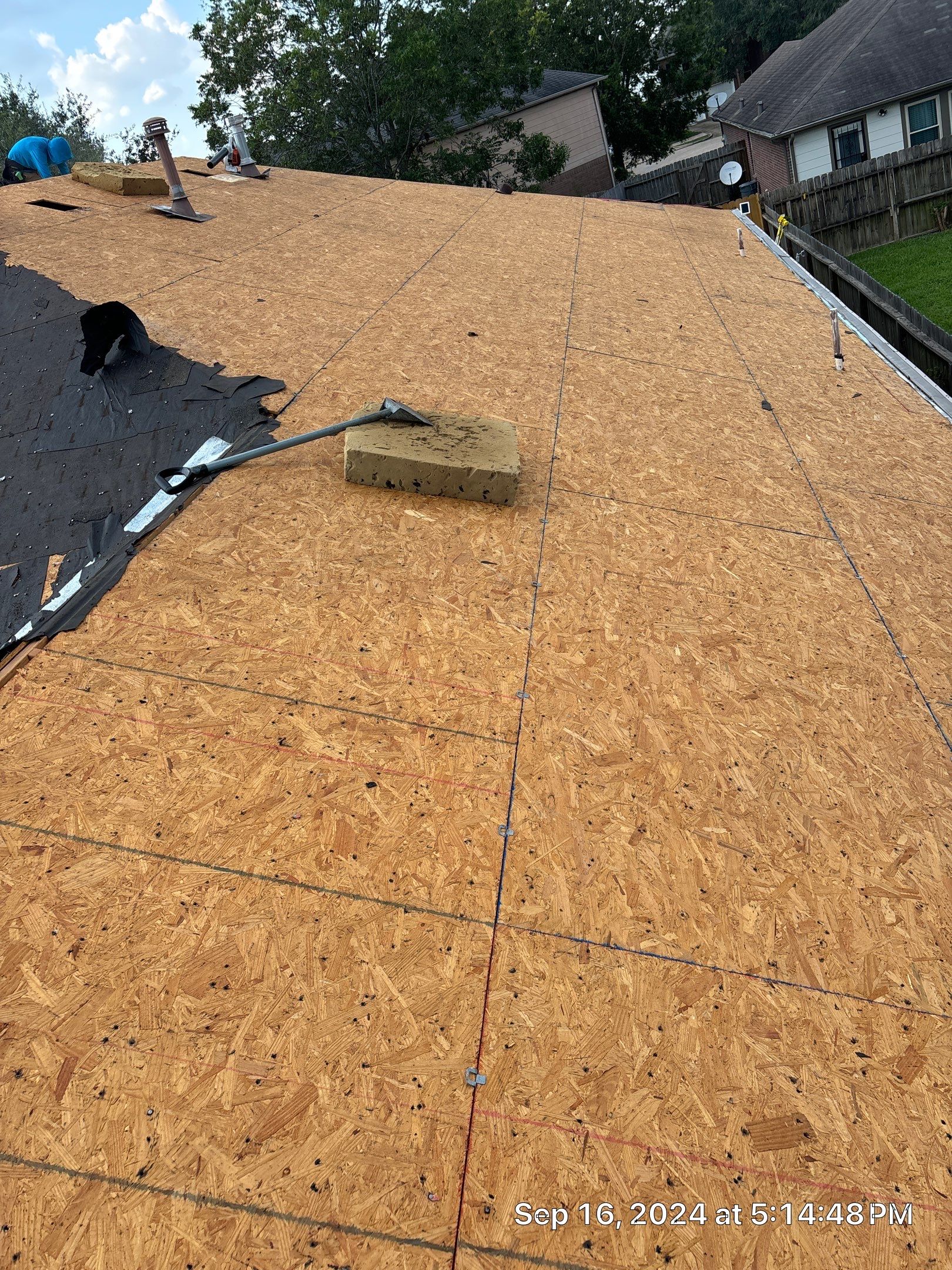 Reroof Project (Post Hurricane Beryl) by Berry Good Roofing 