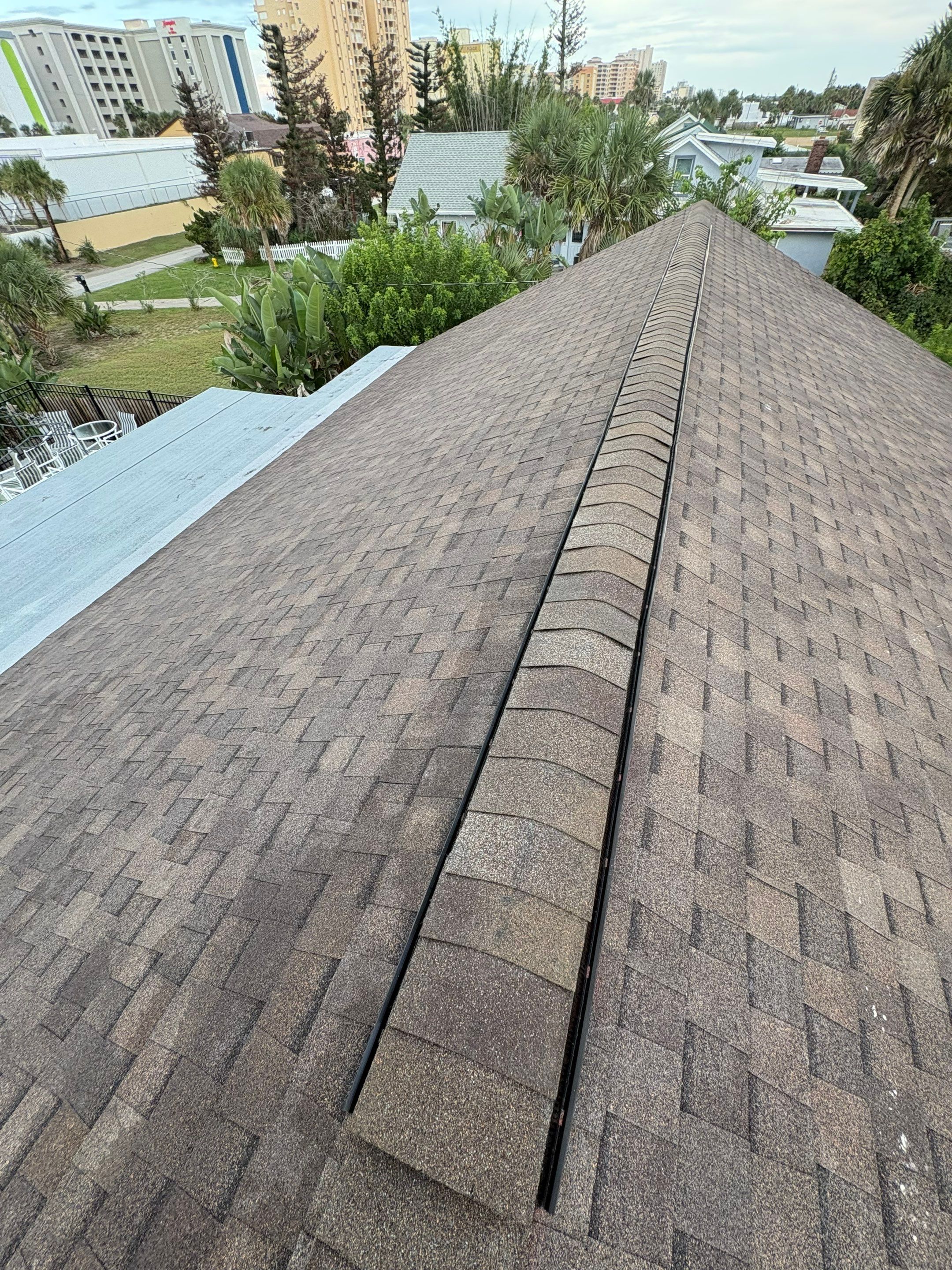 Tamko Titan Rustic Slate Roof Replacement and Drip Edge Installation by Pinnacle Roofing Group