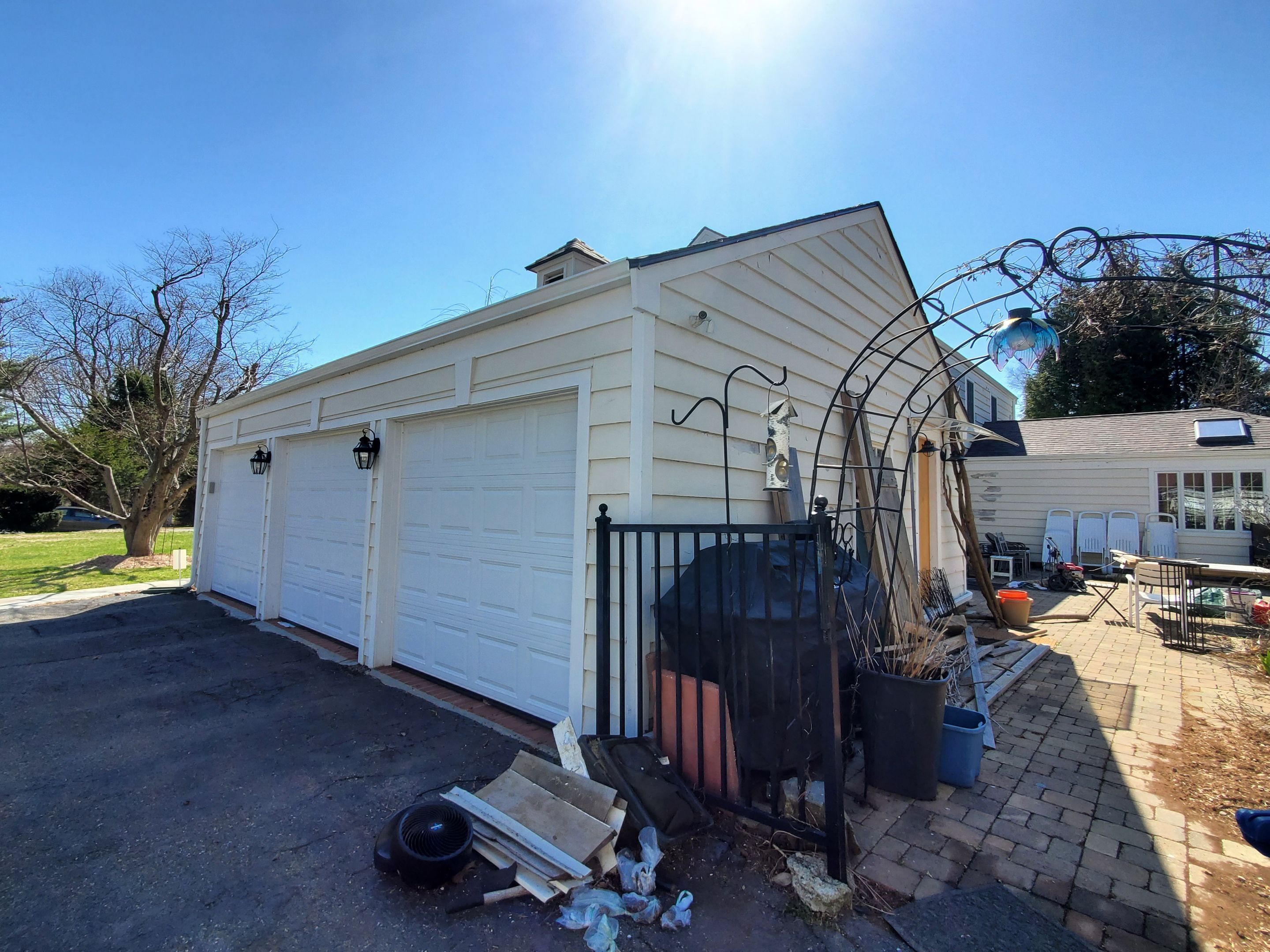 Siding Installation using Hardie Plank Artic white by A Plus Exterior