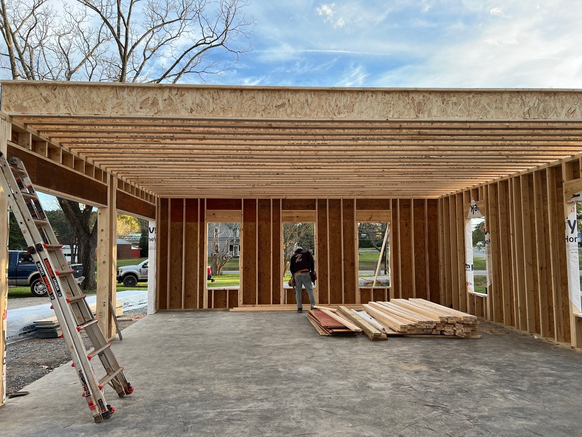 Cottage Garage Construction by JWH Contracting LLC