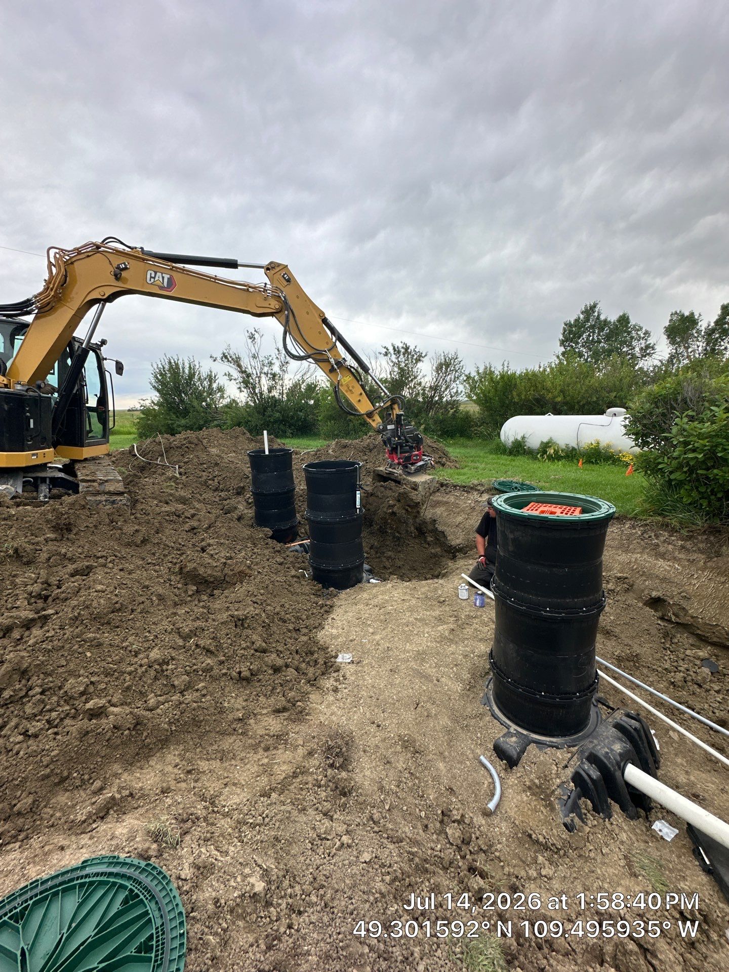 Septic System Tank Installation and Pump Replacement in Consul by Septic Medic Inc.