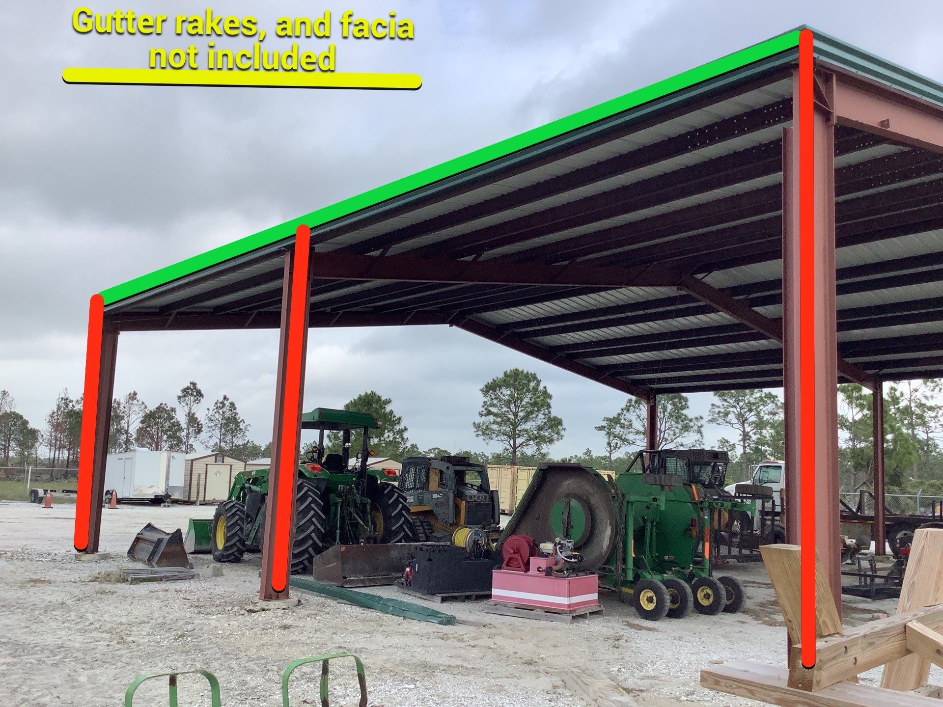 Commercial Soffit and Fascia Installation in North Port FL by Gutter Professors