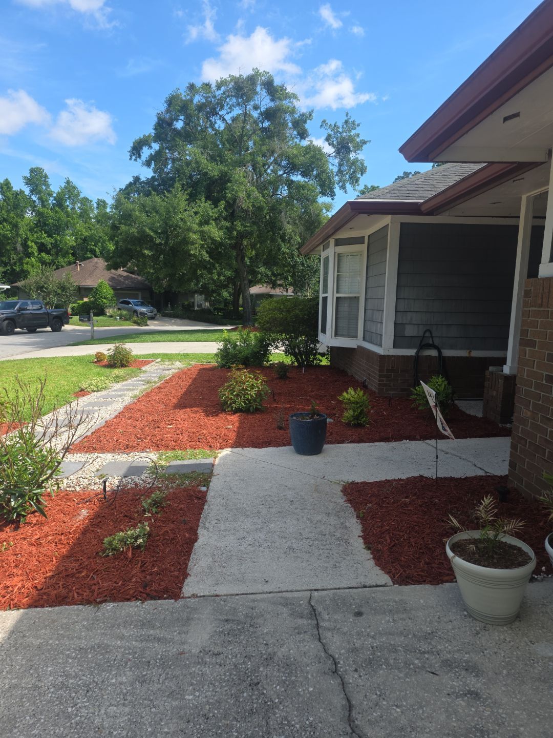 Residential | Mulch Install  by ProGreen Services