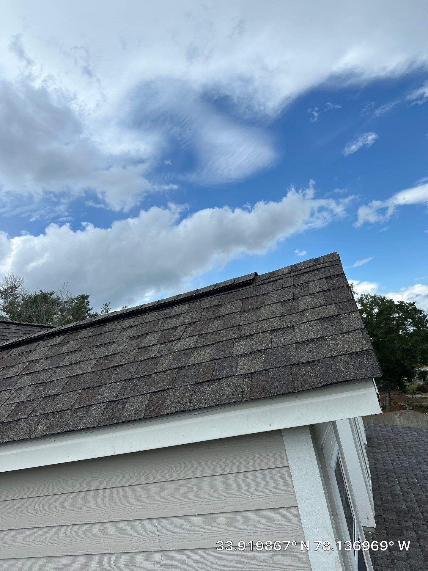 Oak Island Roof Replacement with CertainTeed Landmark Weathered Wood by RGR Construction and Roofing, LLC
