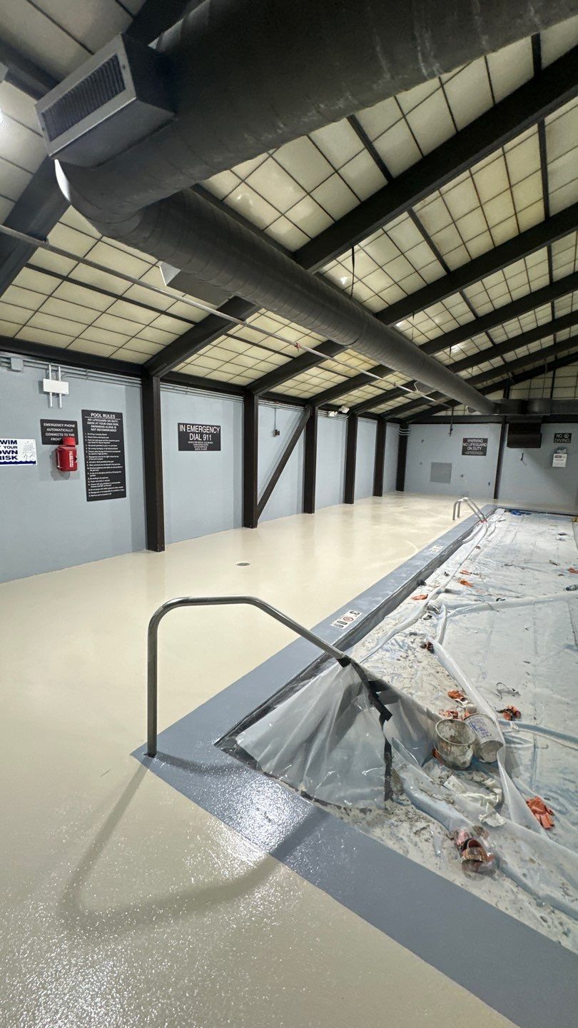 Hotel Pool Deck Project in Mason by Floors in a Day, Inc