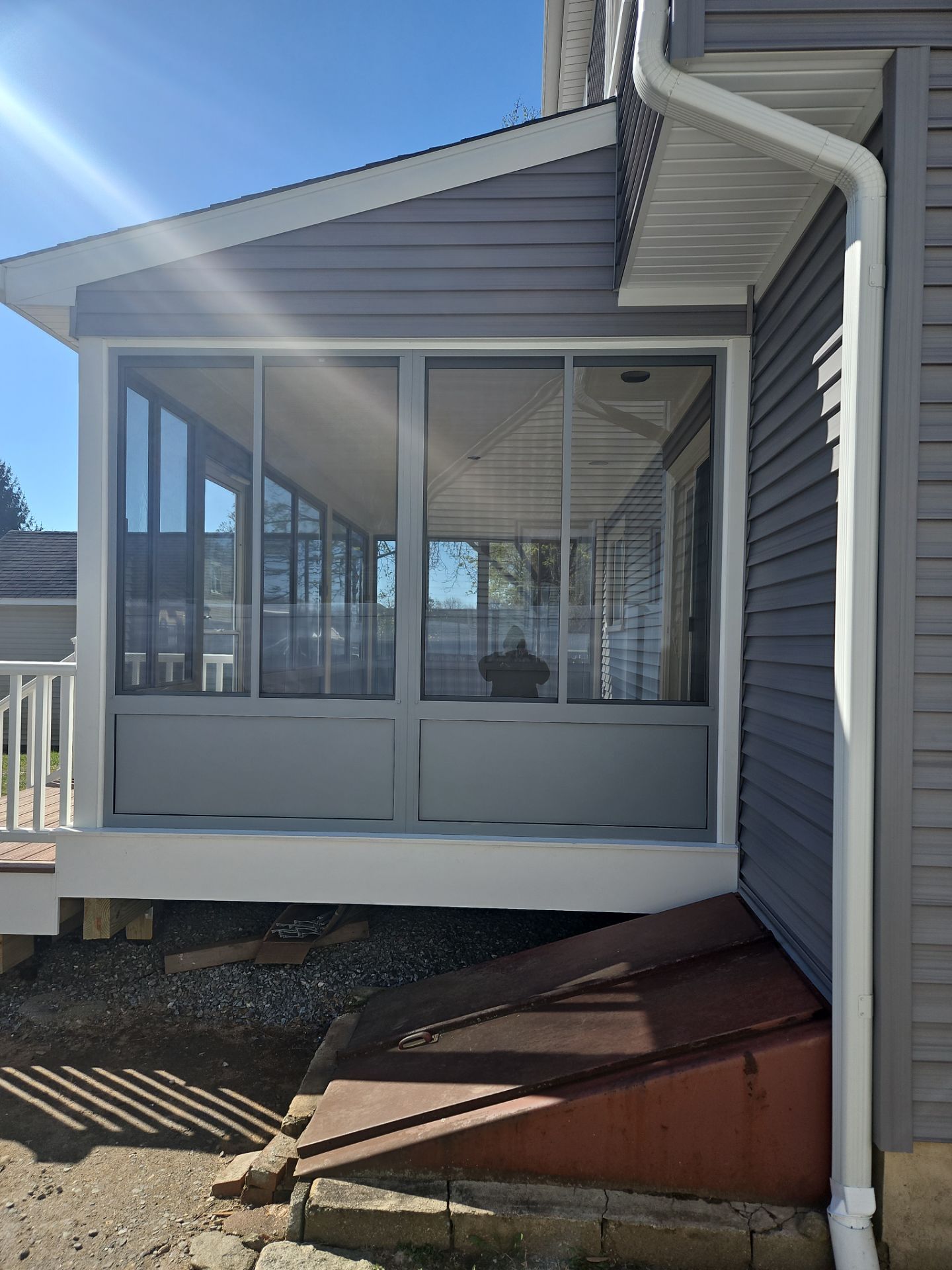 Summer Space Porch Enclosure by DiGiorgi Roofing and Siding Inc
