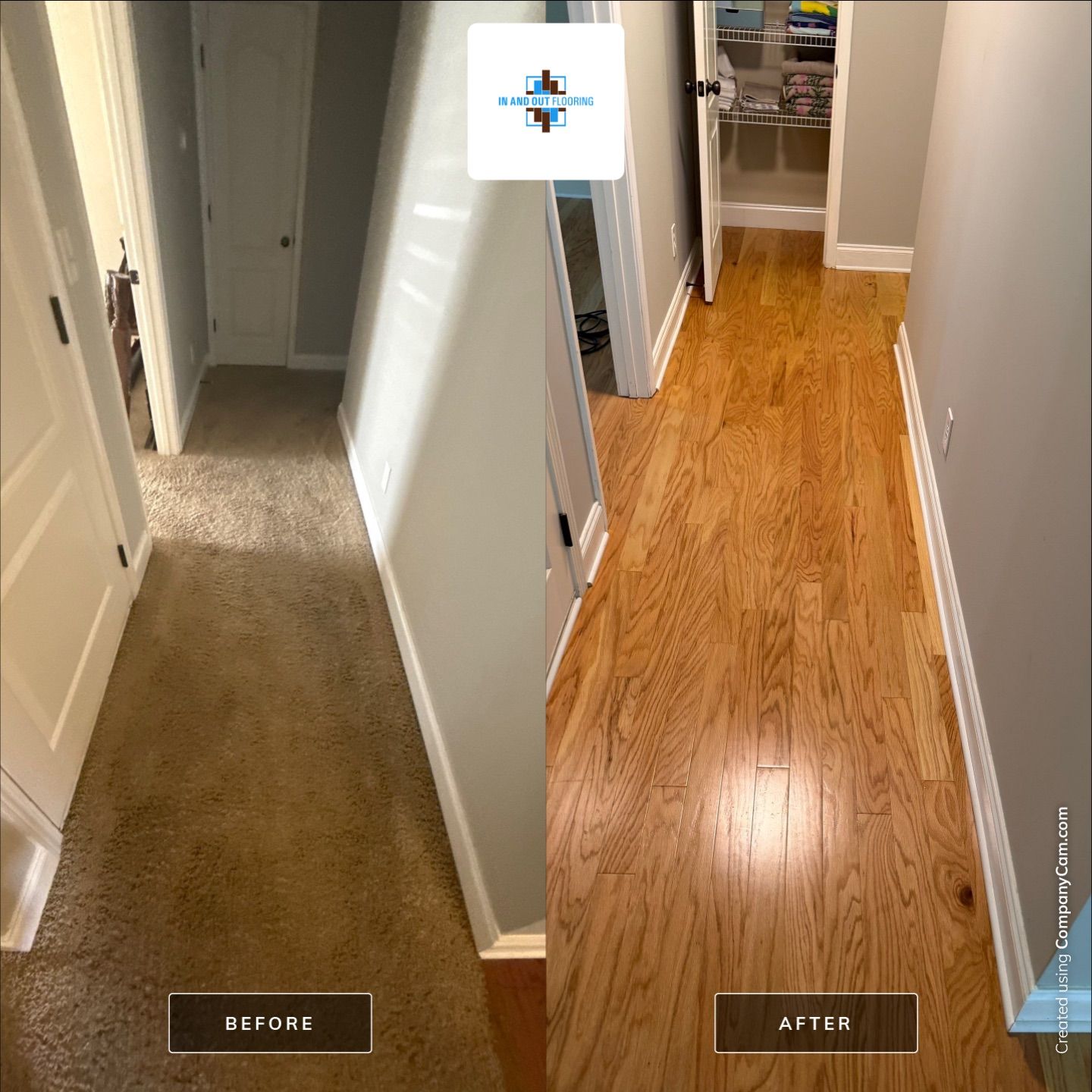Hardwood Installation by In and Out Flooring/Remodeling