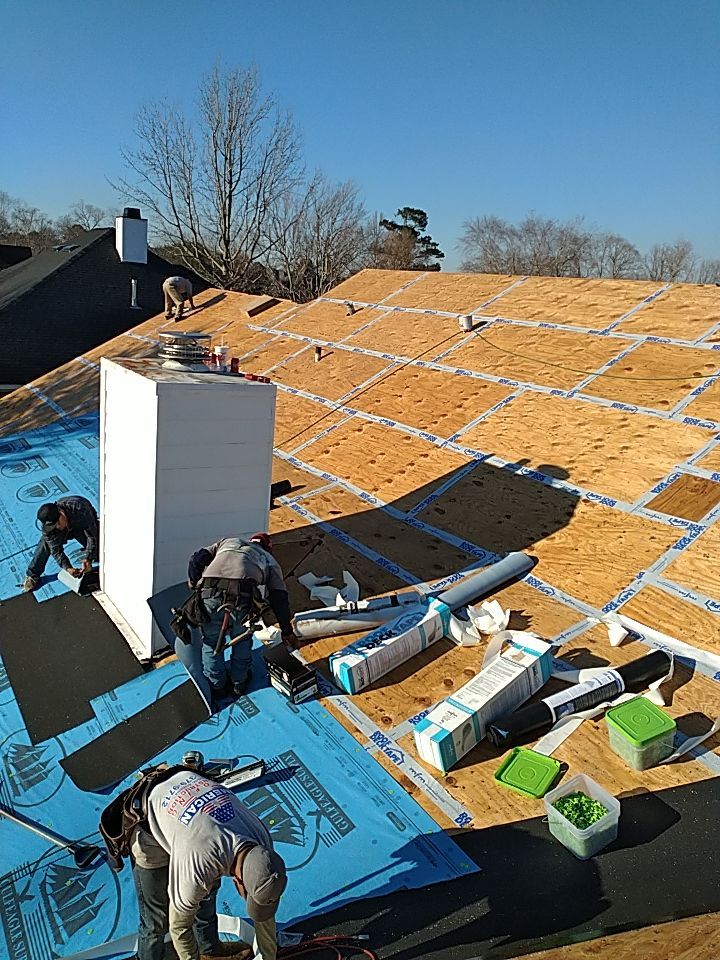 Residential Roofing Installation using Roof Replacement by American Roofing & Construction LLC
