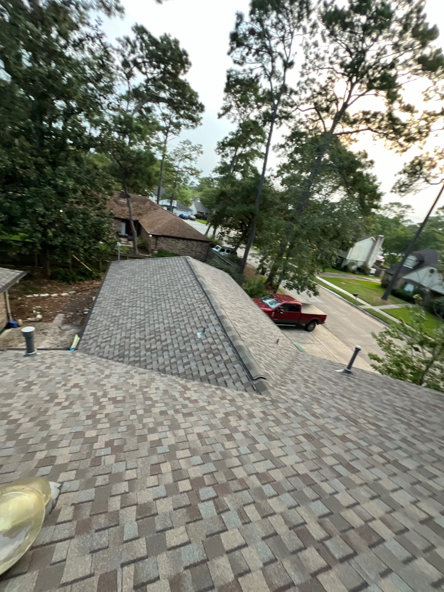 Commercial Roofing Repair using Owen's Corning Duration (Lifetime) Shingles by Roof Repair Company