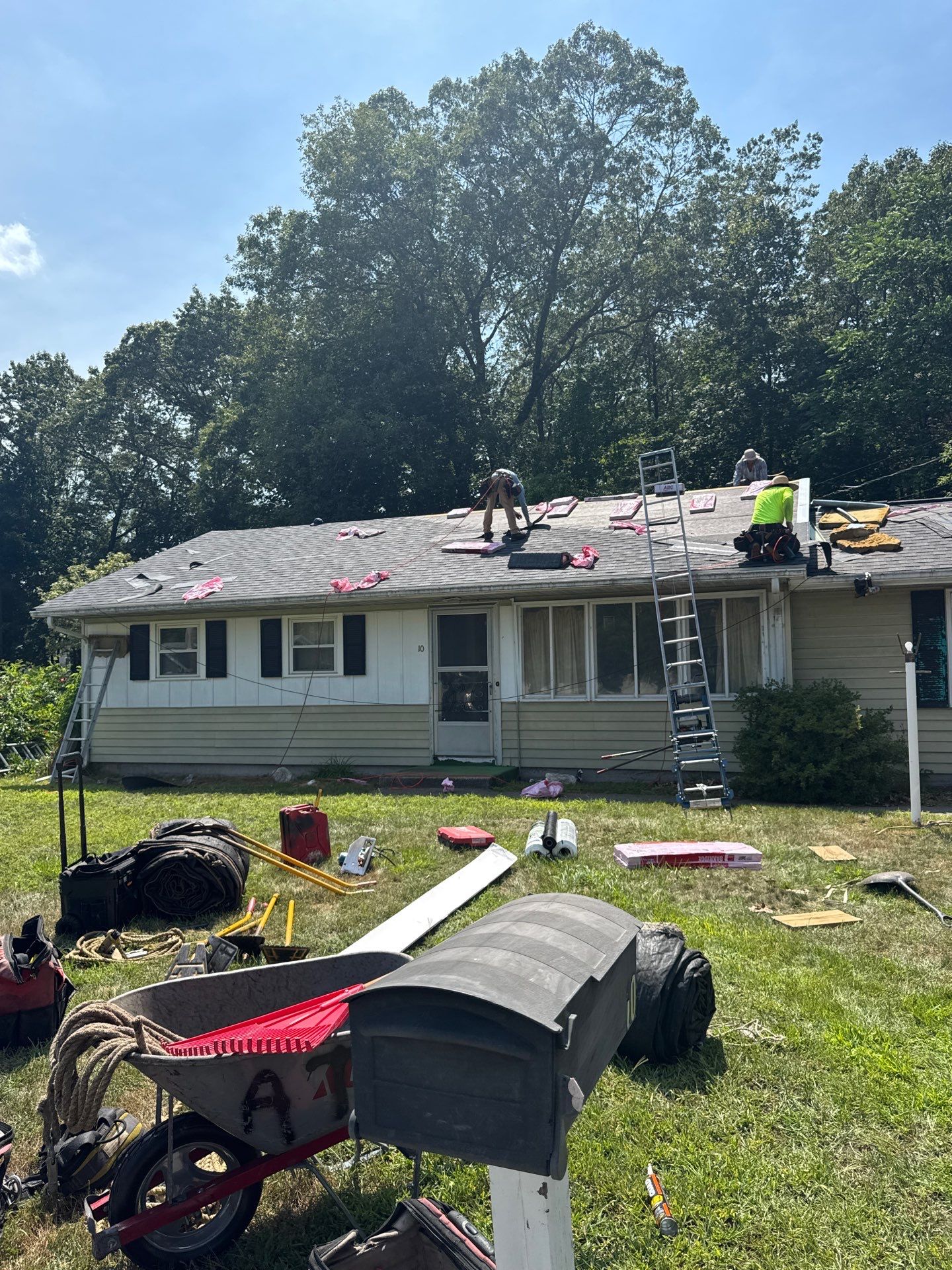 Onyx Black Roof Transformation in Maynard, MA by Mighty Dog Roofing of Greater Middlesex County