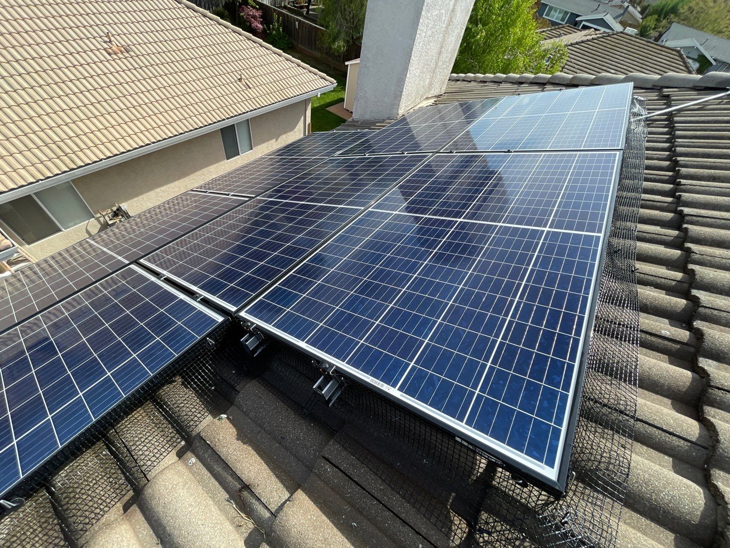 Solar Panel Bird Proofing-Morgan Hill by All One Solar Shine