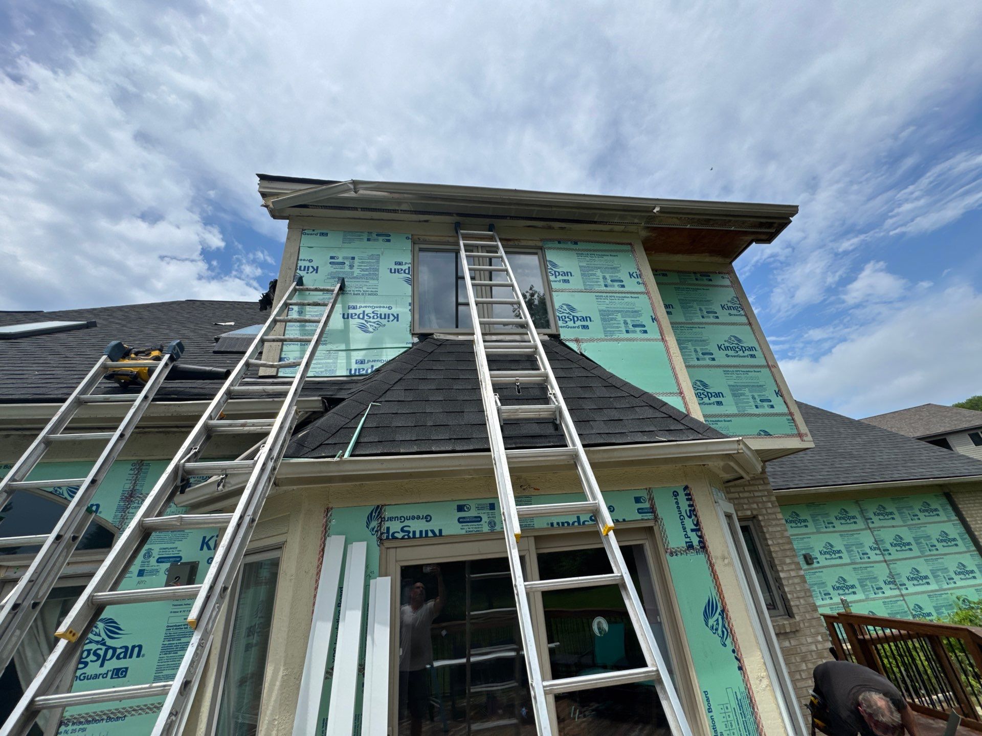 Siding Replacement using Alside Mountain Fern by 180 Contractors