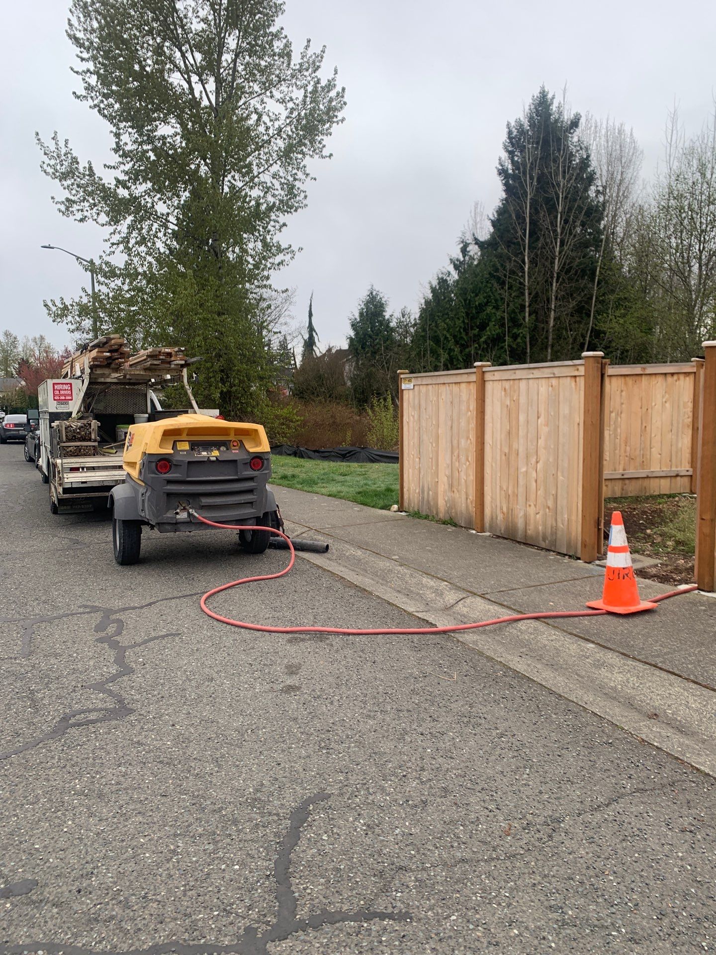 Benedict | Stamped Concrete Back Patio by Jireh Asphalt & Concrete Inc 
