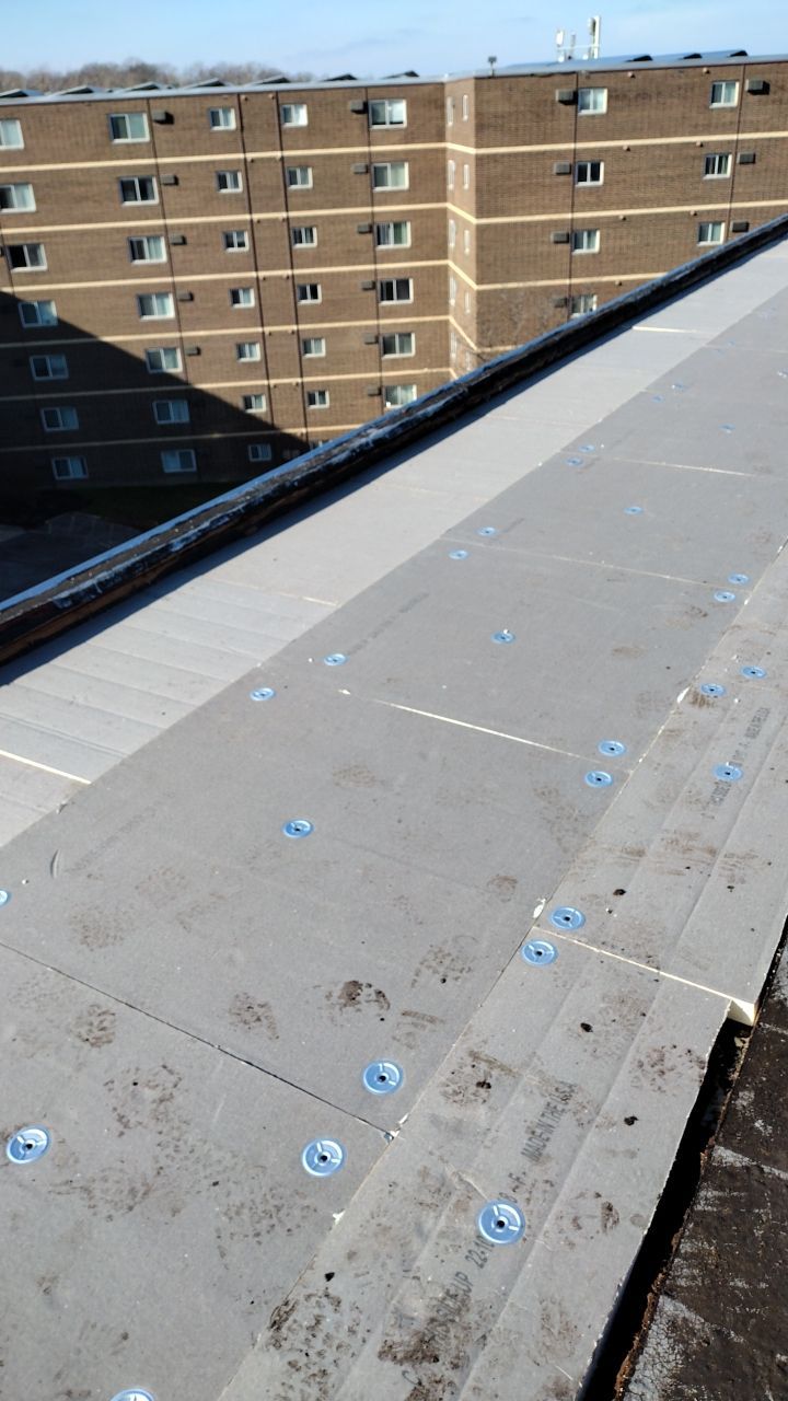 Commercial flat roof parma by Absolute Roofing and Construction