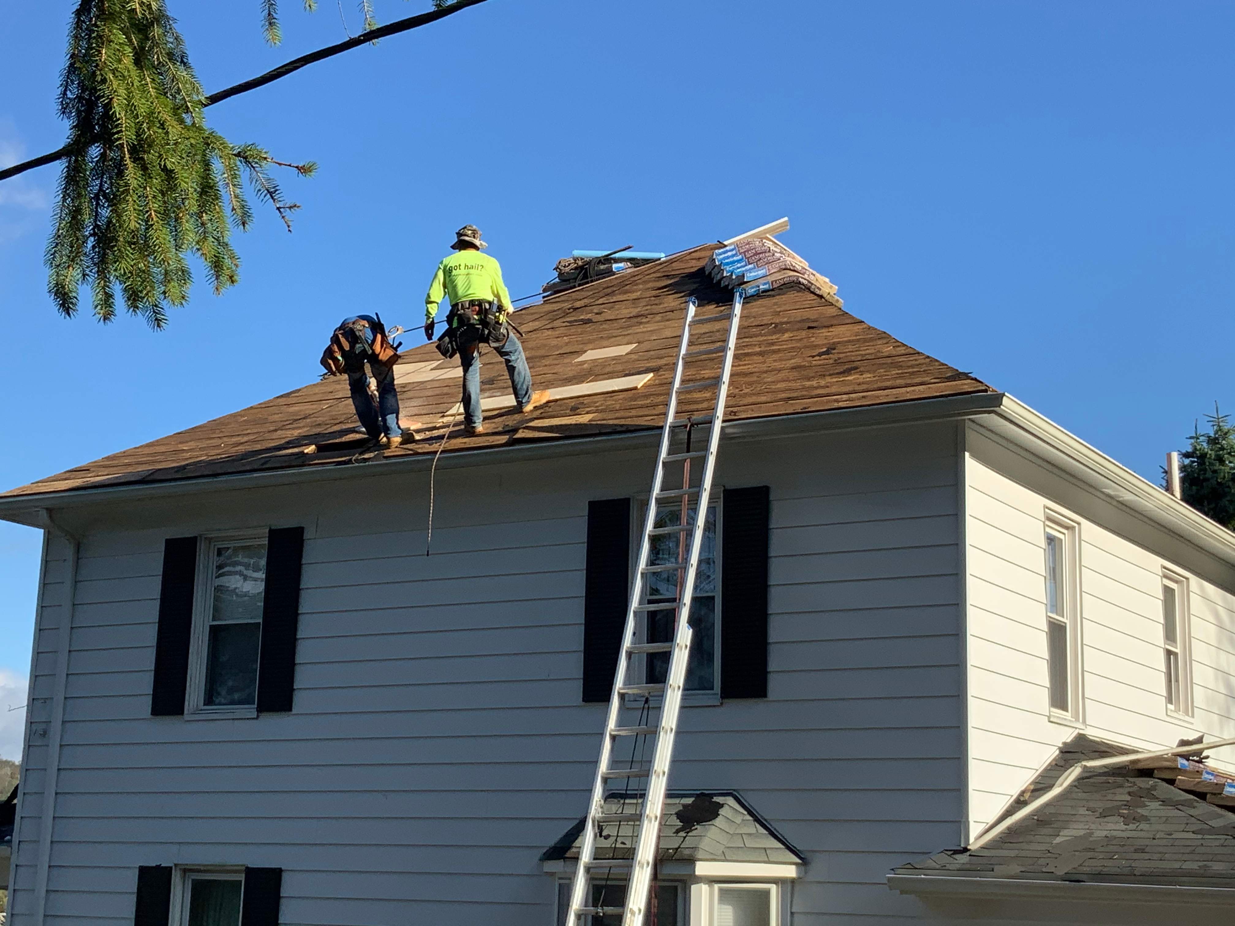 Residential Roofing Installation using Max Def Resawn Shake by Alpha Design Services
