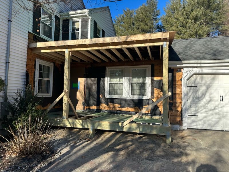 Exterior renovation in Wayland MA by UBrothers Construction