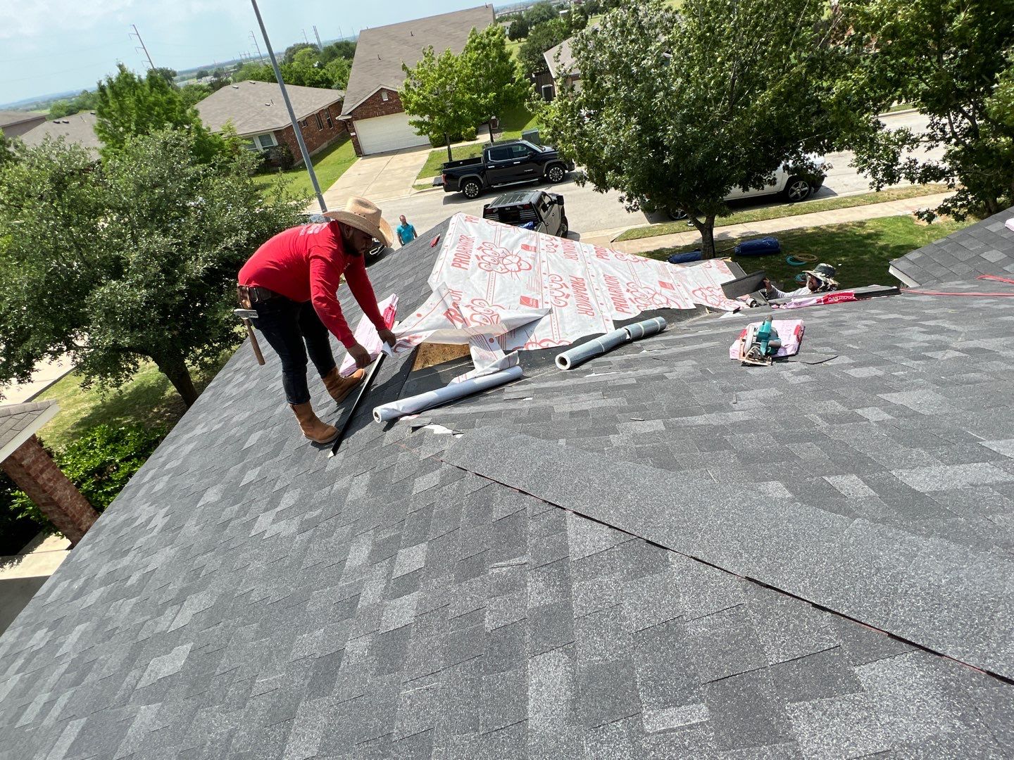 Manor Residential Roof Replacement with Asphalt Shingles and OSB Decking by Caliber Restoration LLC
