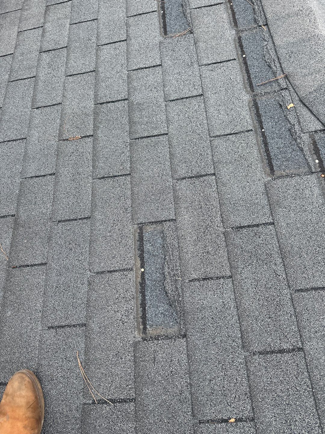 Hail Damage using Owen's Corning Duration (Lifetime) Shingles by Roof Repair Company