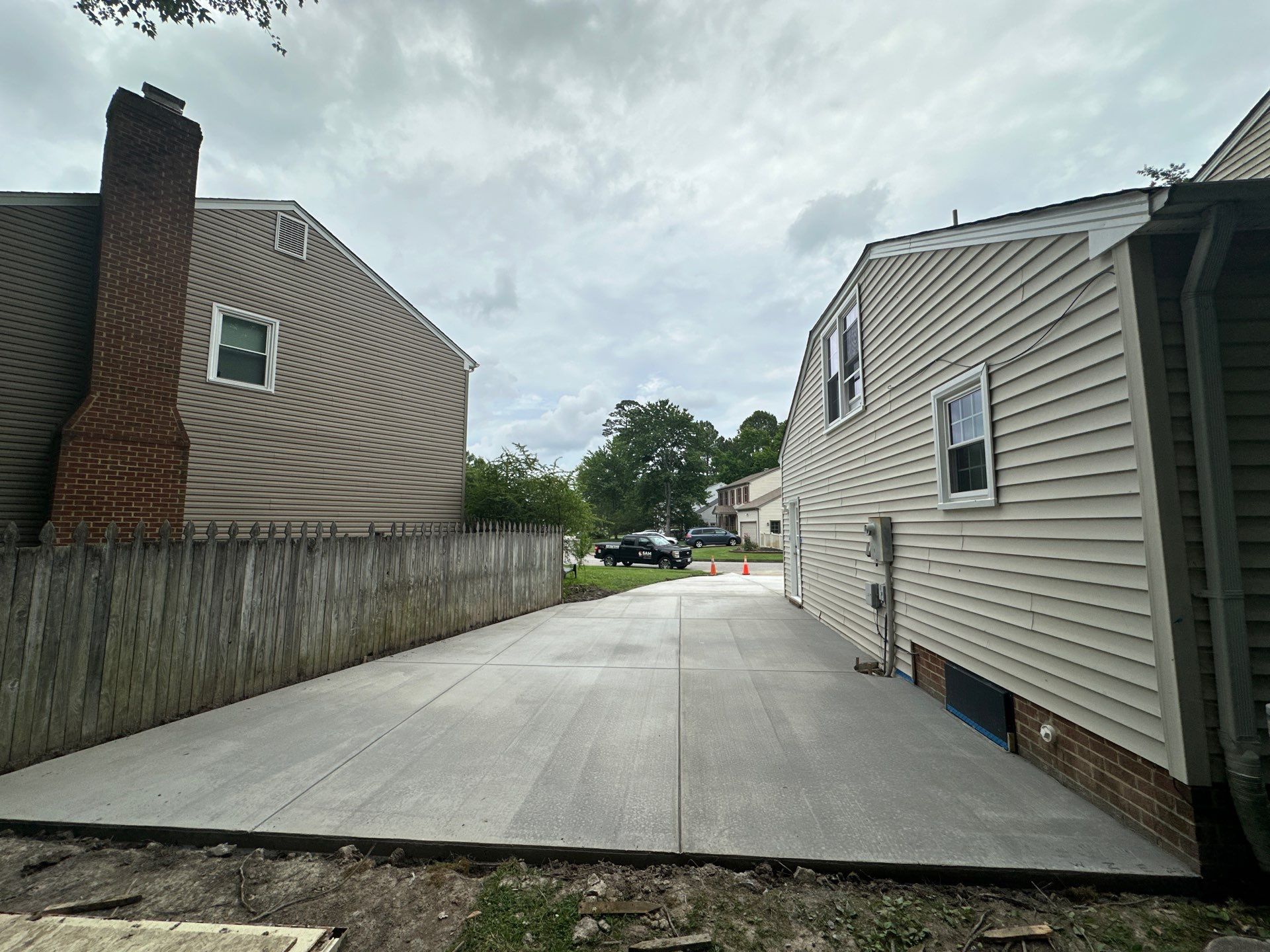 Project in Virginia Beach by Sam The Concrete Man Virginia Beach