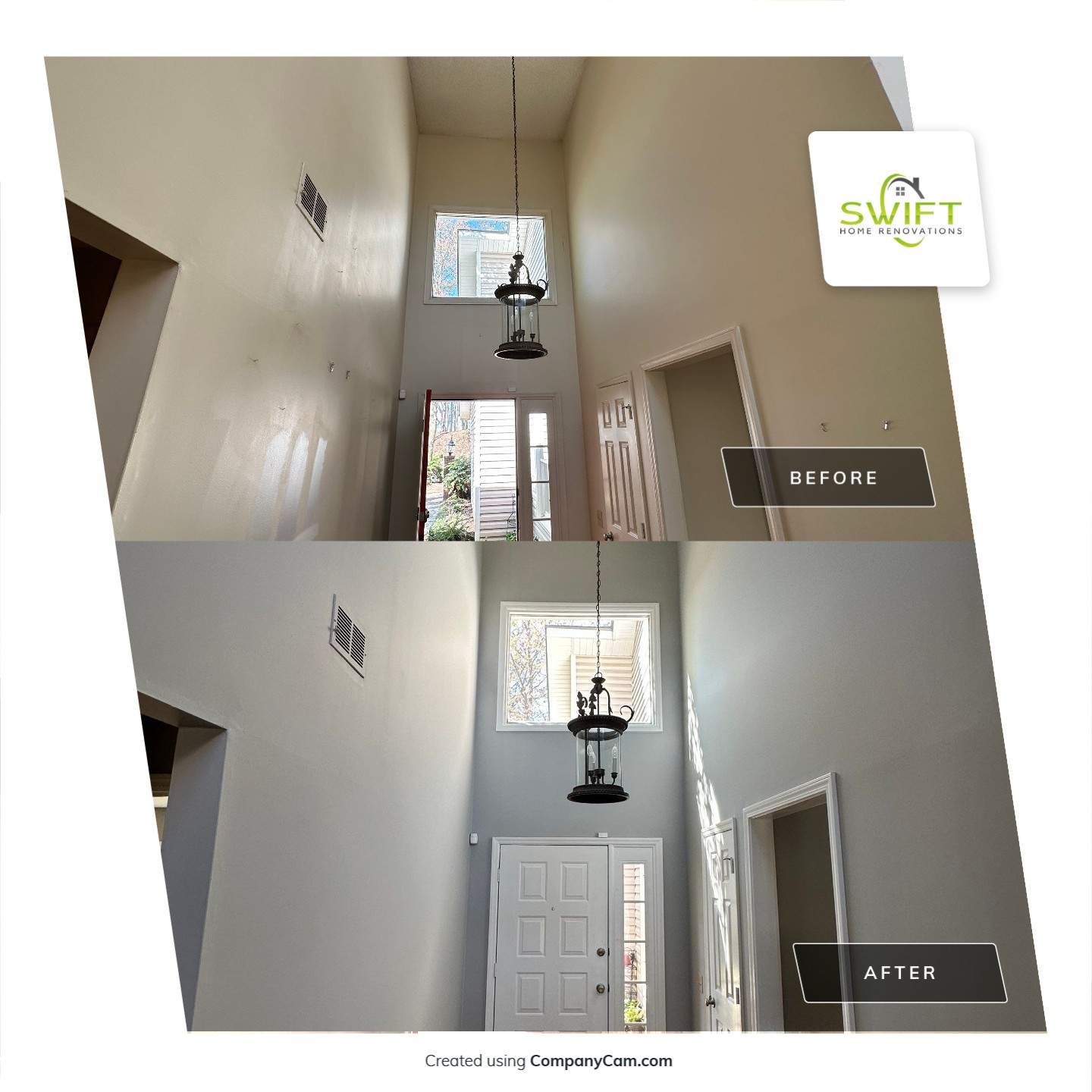 Comprehensive Interior Painting Refresh in Atlanta by Swift Home Renovations